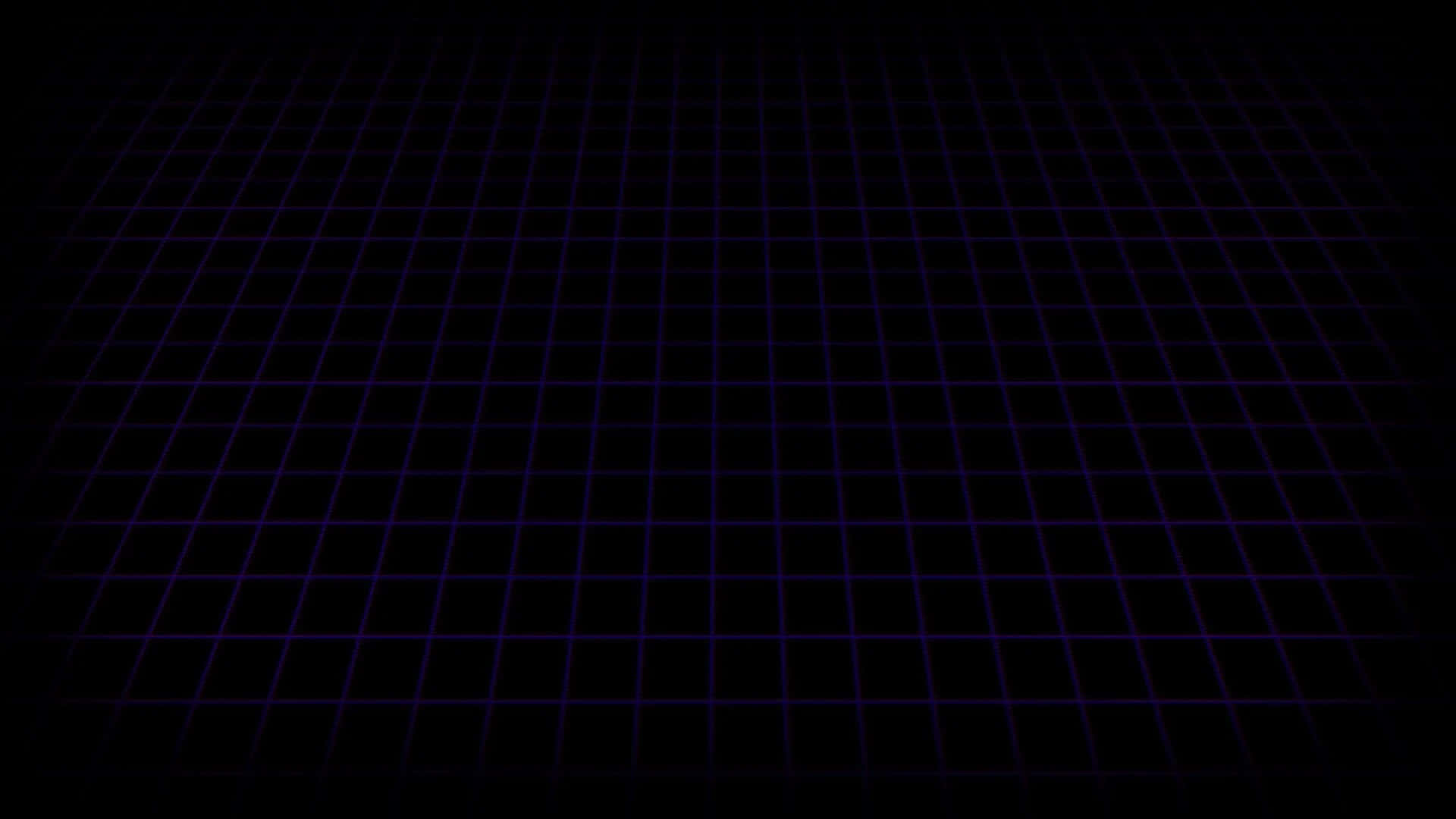 Aesthetic Blue Grunge, glowing purple grid, futuristic digital tunnel effect, Full HD Desktop Wallpaper
