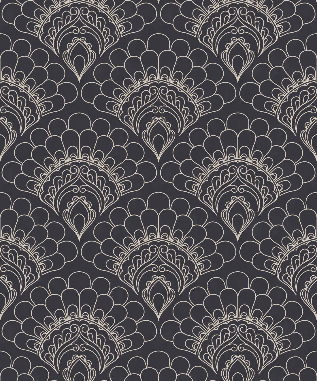 Art Deco, boho, floral damask pattern, HD Phone Wallpaper