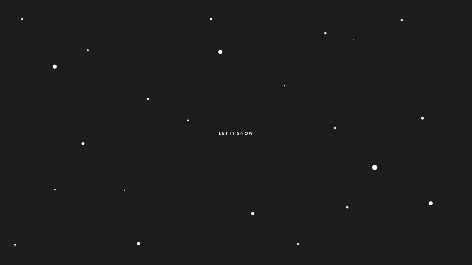 Aesthetic Boy, let it snow, minimalist black background, Full HD Desktop Wallpaper