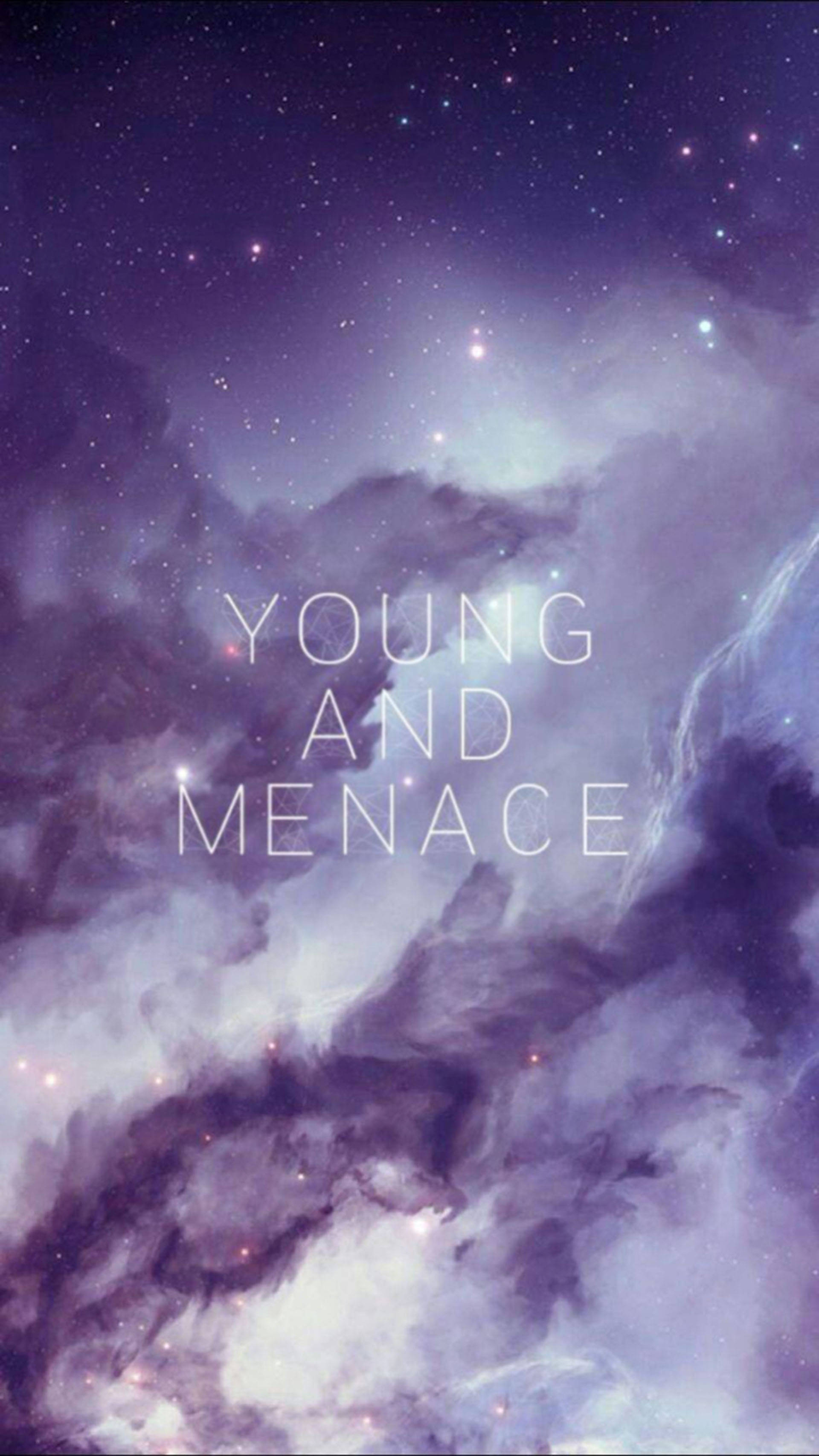 cosmic nebula, deep purples, blues, 2K Phone Wallpaper