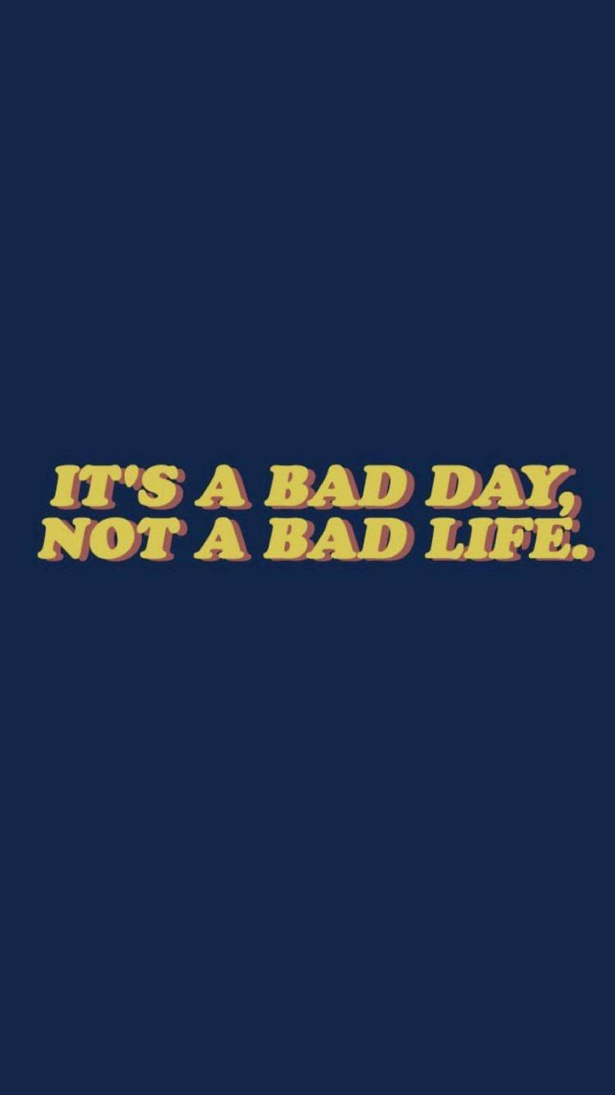 aesthetic boy, bad day, bold yellow text, Full HD Phone Wallpaper