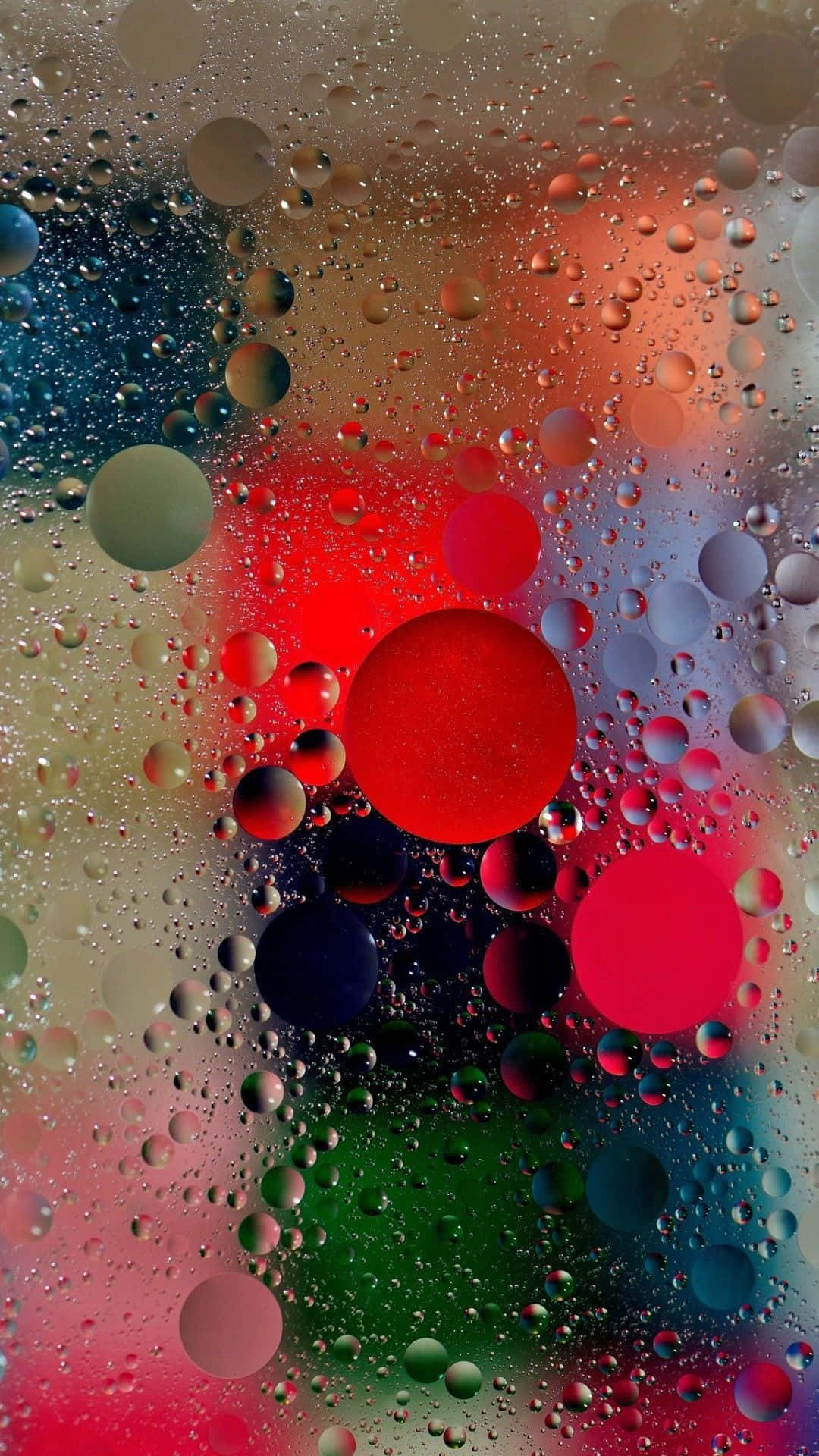 colorful oil and water bubbles, iridescent hues, vibrant oil droplets, Full HD Phone Wallpaper