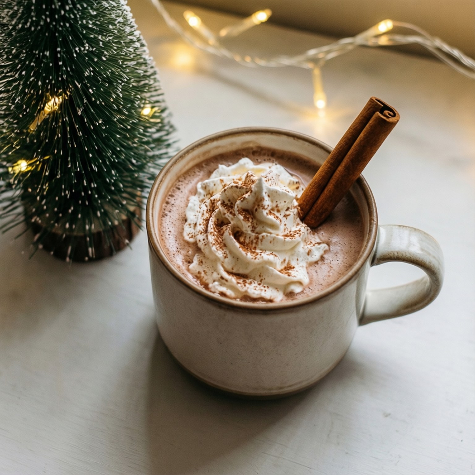 hot chocolate, whipped cream, cinnamon stick, HD Desktop Wallpaper