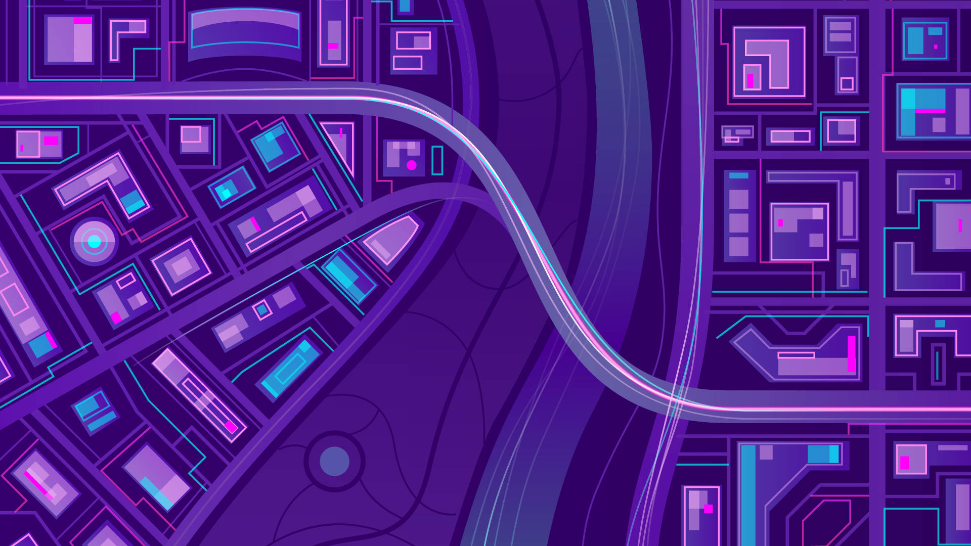 Aesthetic Chromebook, violet, neon purples, Full HD Desktop Wallpaper