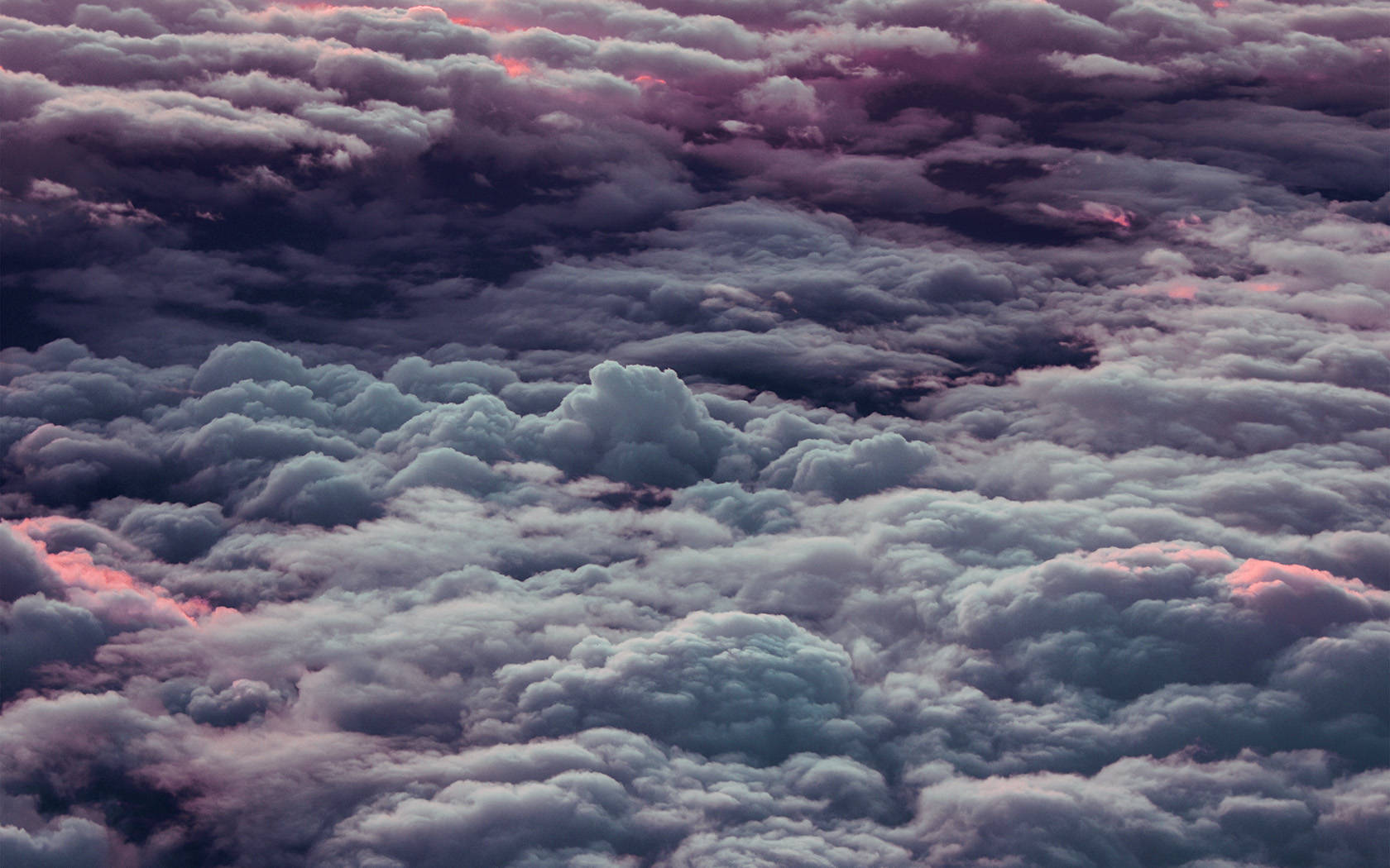 Aesthetic Cloud Desktop, textured clouds, soft pink, HD Desktop Wallpaper
