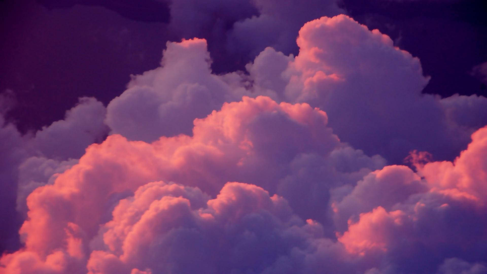 pink, purple, clouds, Full HD Desktop Wallpaper