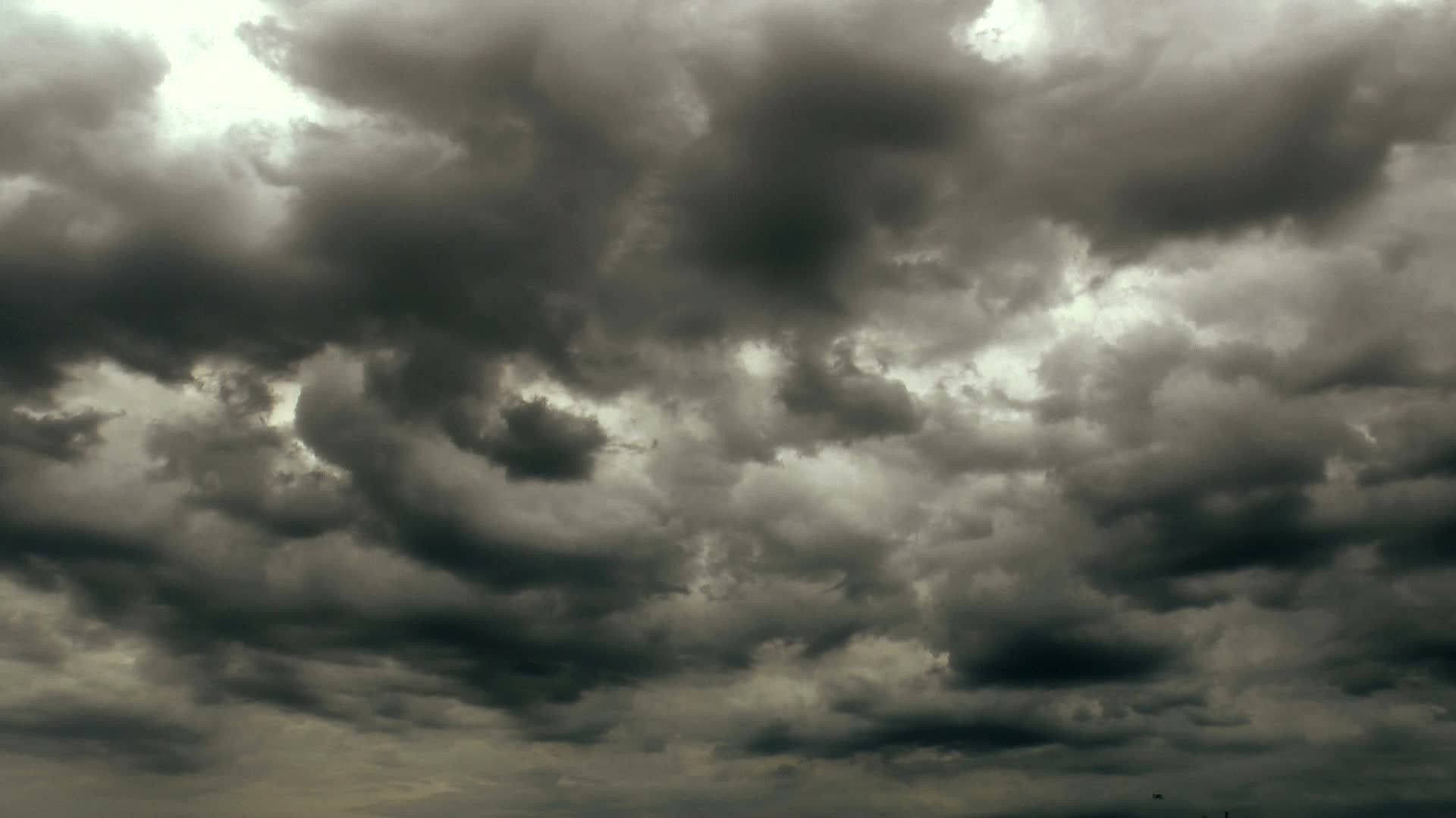 Aesthetic Clouds, moody gray sky, dense dark storm clouds, Full HD Desktop Wallpaper