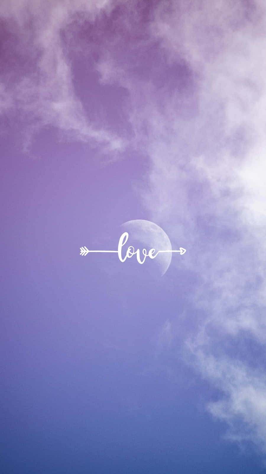 crescent moon, white cursive, arrowheads, HD Phone Wallpaper