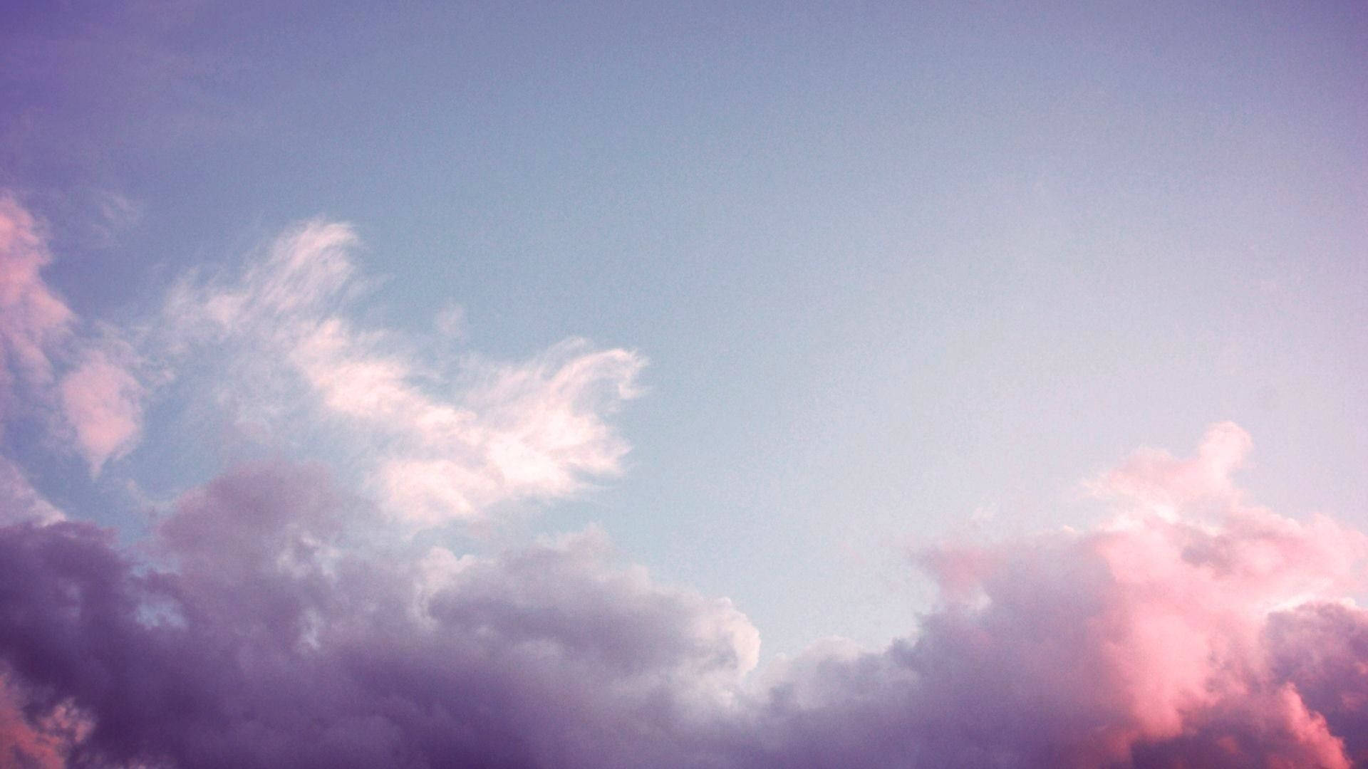 pastel, lavender pink, pale blue, Full HD Desktop Wallpaper