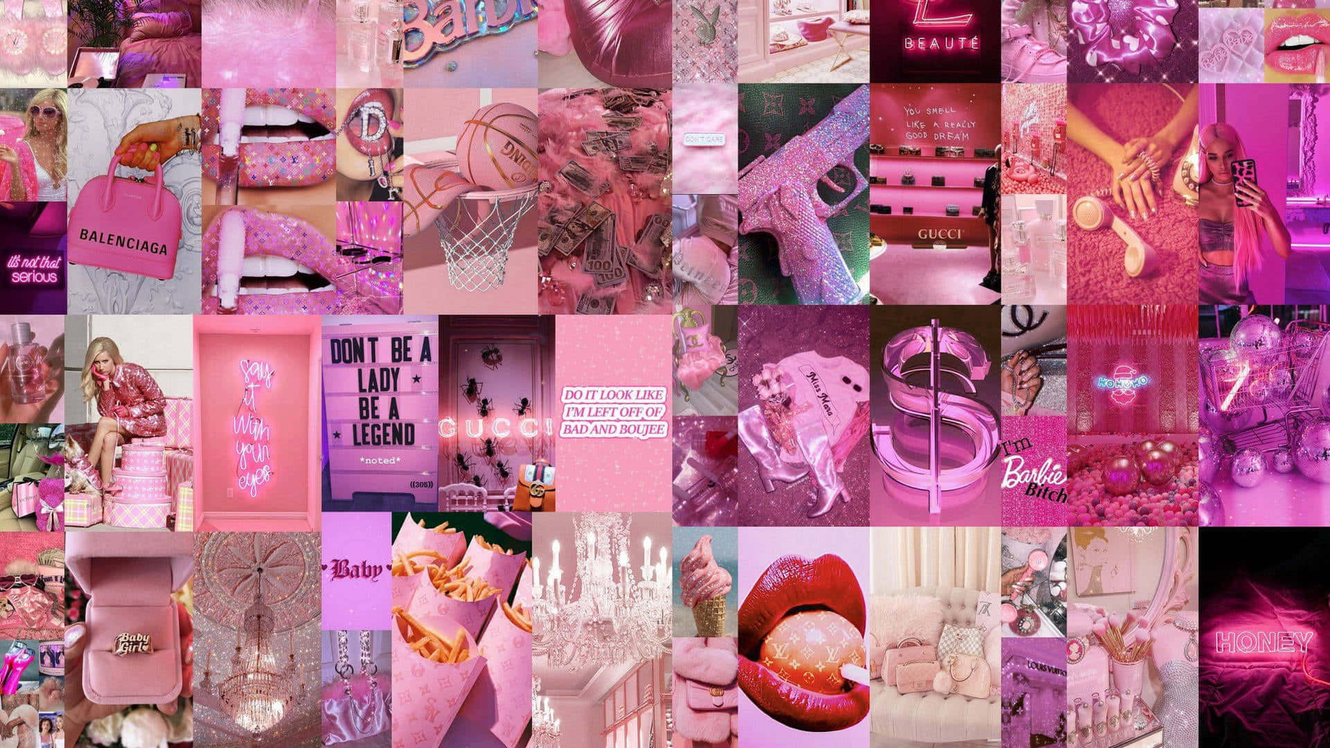 Barbiecore, pink, luxury items, Full HD Desktop Wallpaper