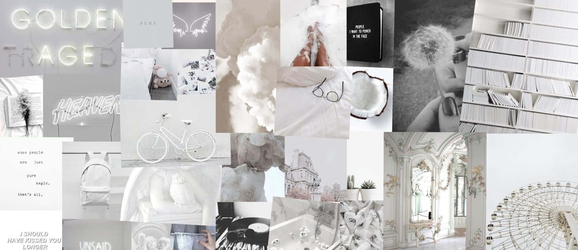 monochrome, white, beige, Full HD Desktop Wallpaper