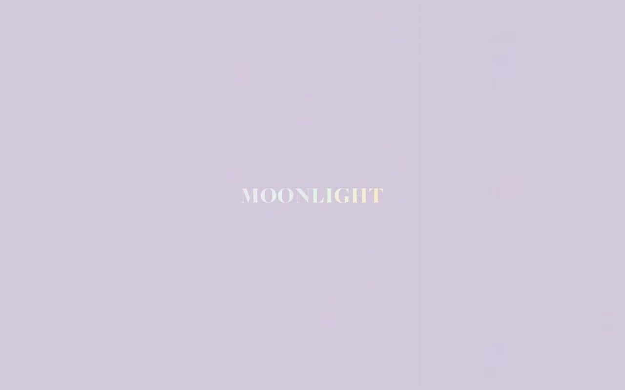 moonlight, pastel lavender, minimalist gradient background, HD Desktop Wallpaper
