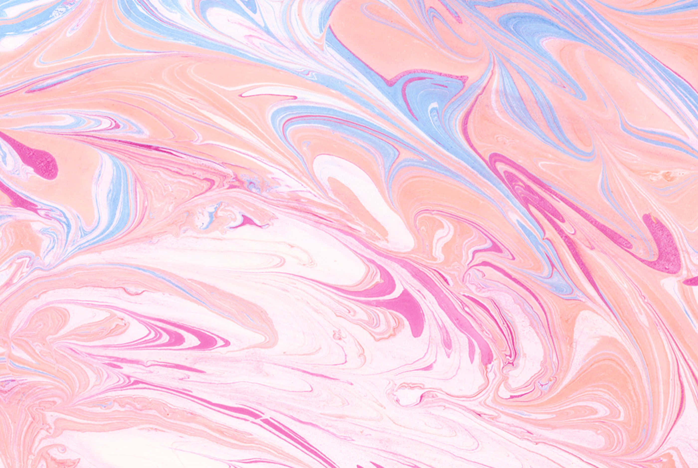 light pink, blue marble, pastel pink, 2K Desktop Wallpaper