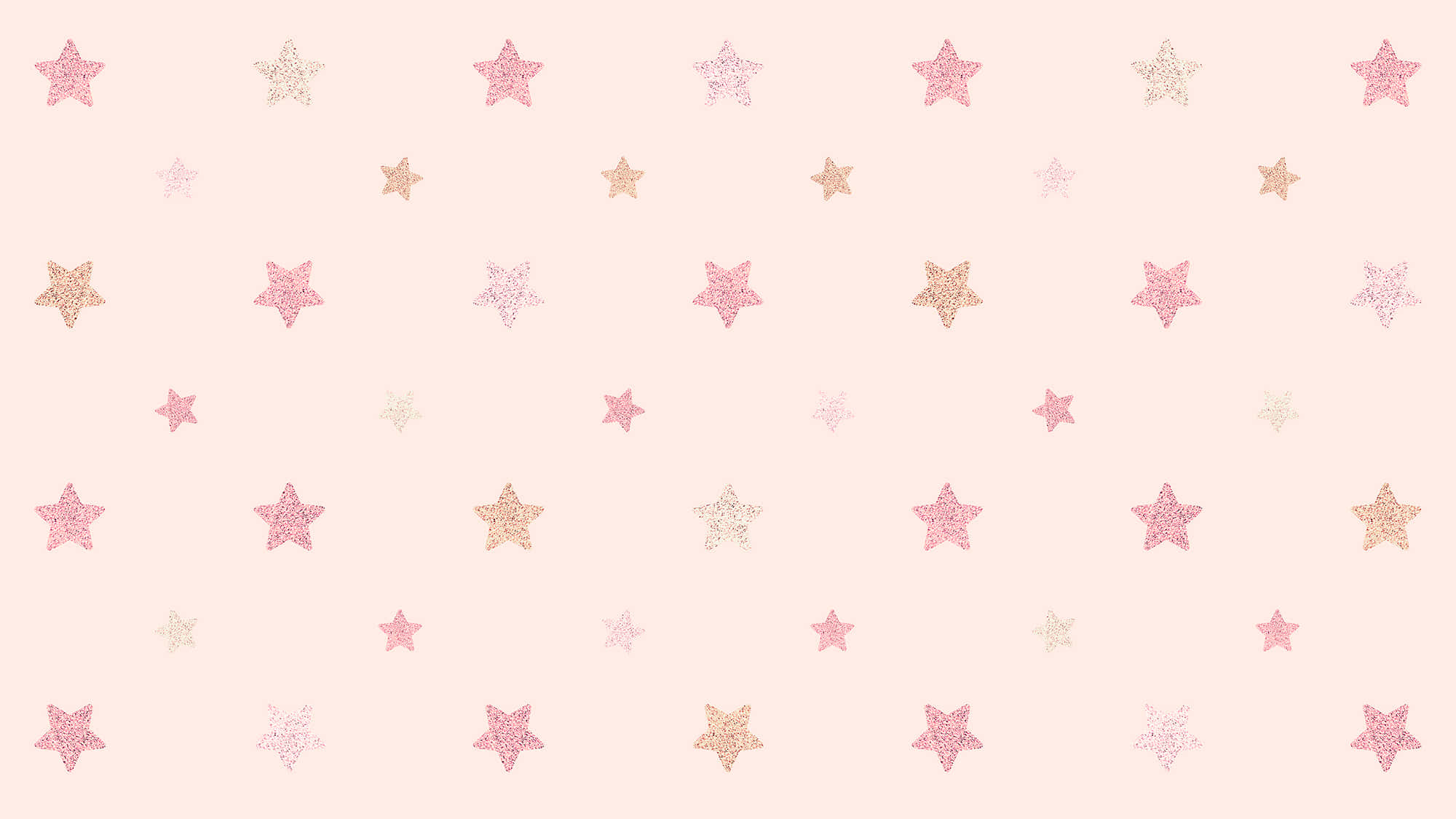 rose gold, pastel pink, glittery stars, Full HD Desktop Wallpaper