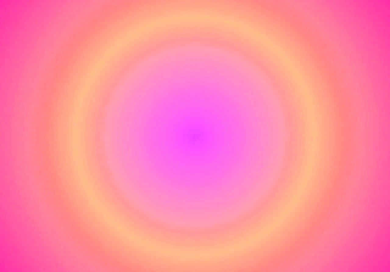 vibrant pink aura, glowing center, soft circular pattern, HD Desktop Wallpaper