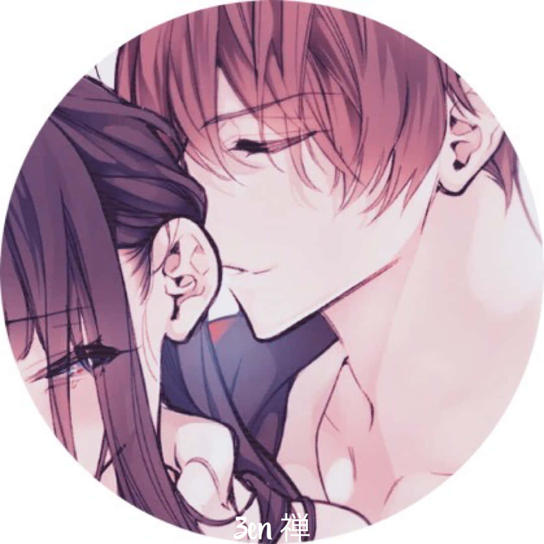 Aesthetic Couple Anime, anime characters, tender close embrace, SD Desktop Wallpaper