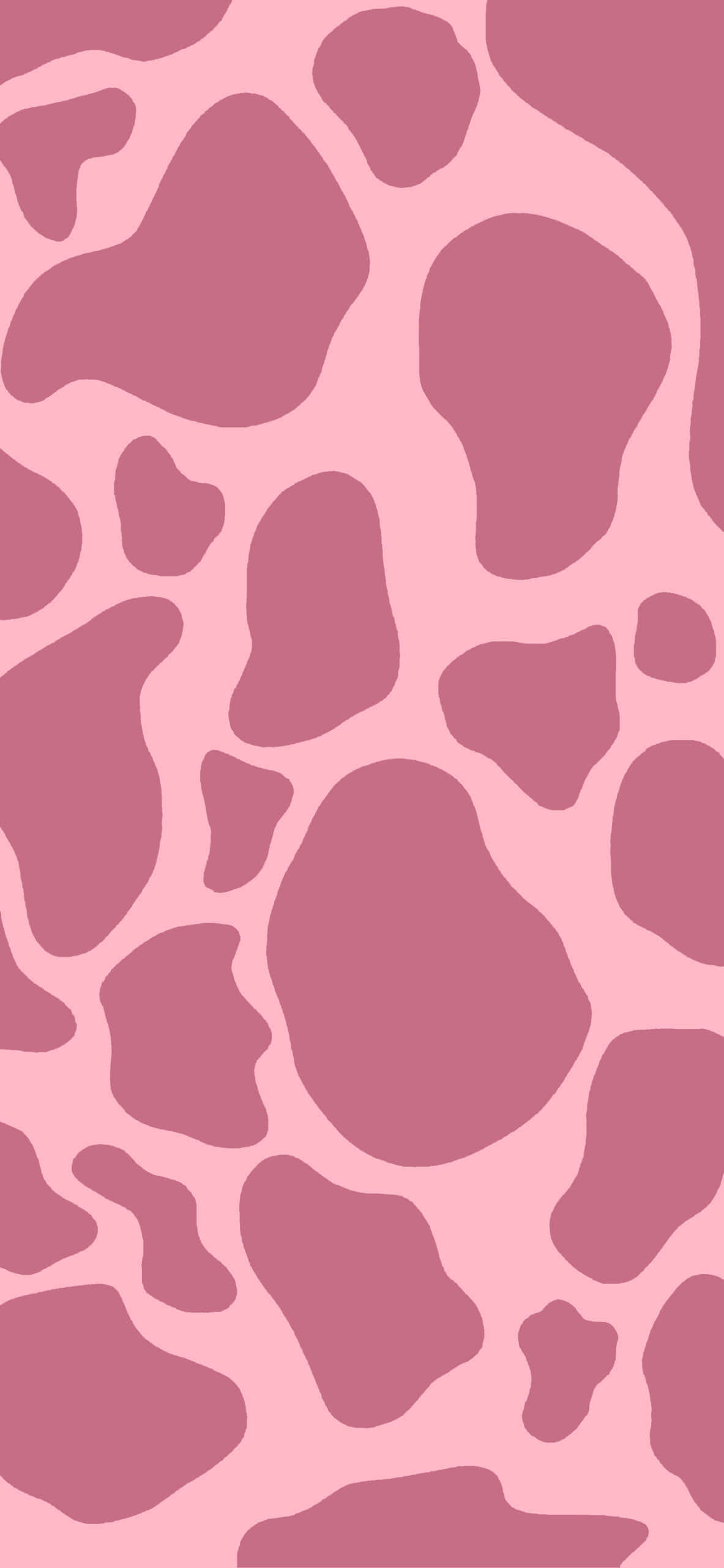 Aesthetic Cow, pink and mauve cow print pattern, irregular splotches, 2K Phone Wallpaper
