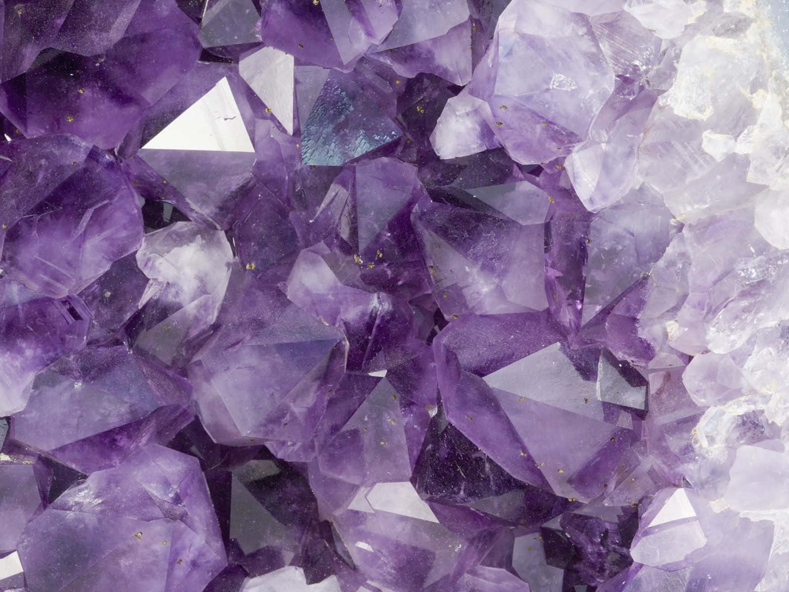 Aesthetic Crystal, amethyst crystals, deep purple, HD Desktop Wallpaper