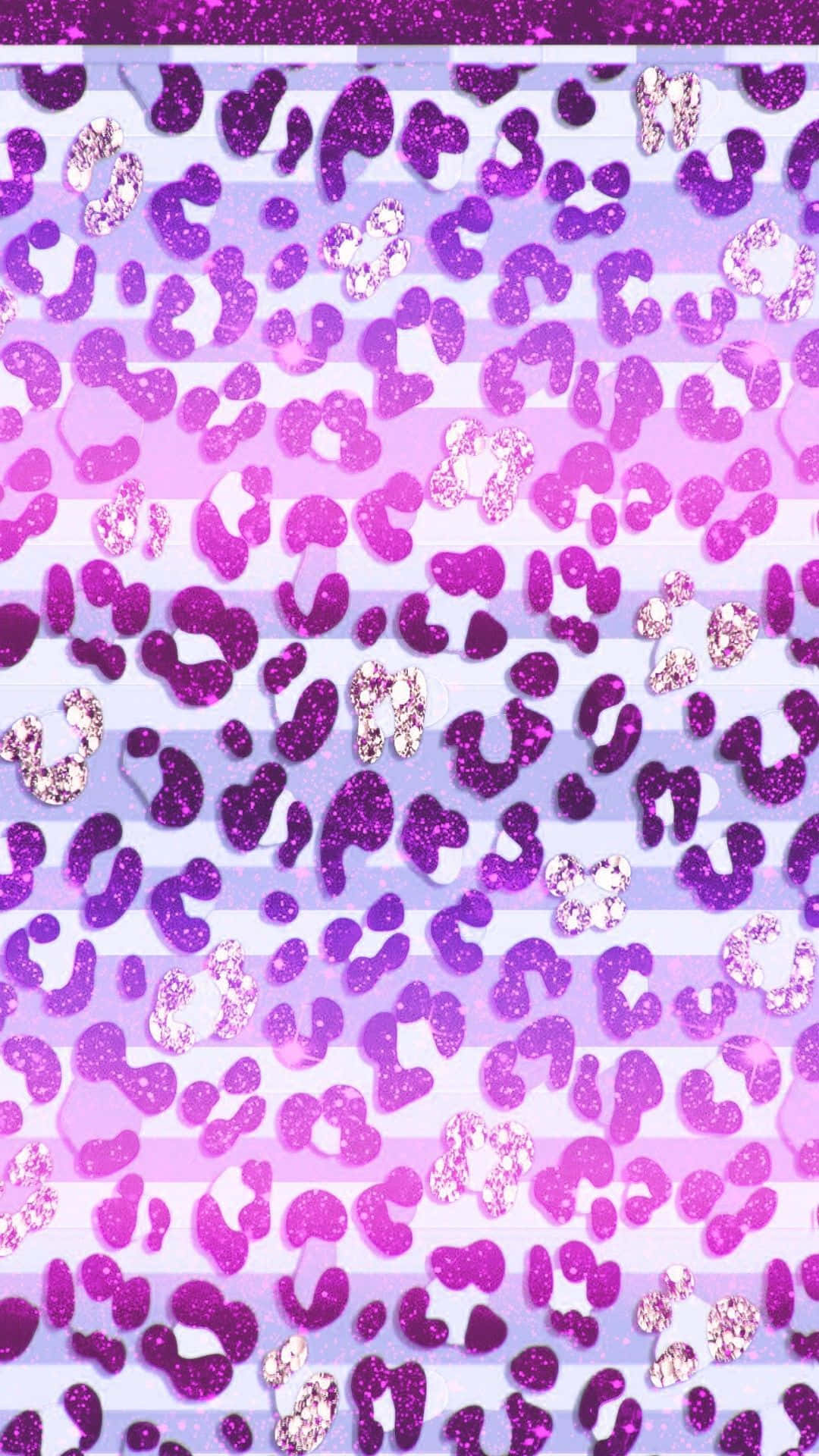 purple glitter, aesthetic cute cheetah print, glittery purple leopard print hearts, Full HD Phone Wallpaper