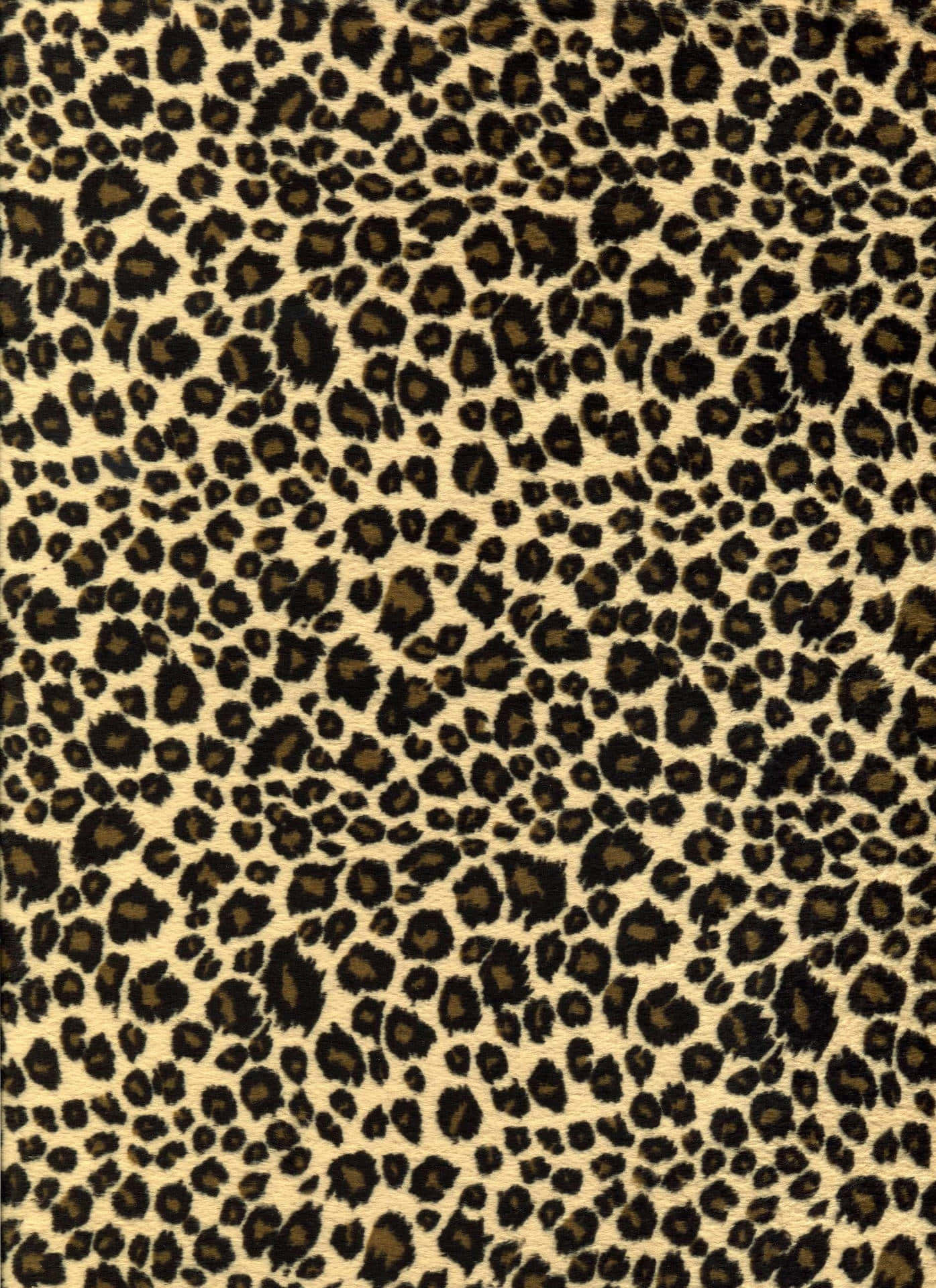 realistic aesthetic cute cheetah print, textured beige fabric, bold black and brown leopard spots, Full HD Phone Wallpaper
