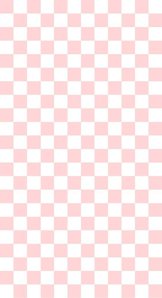 pink, white, checkered background, SD Phone Wallpaper