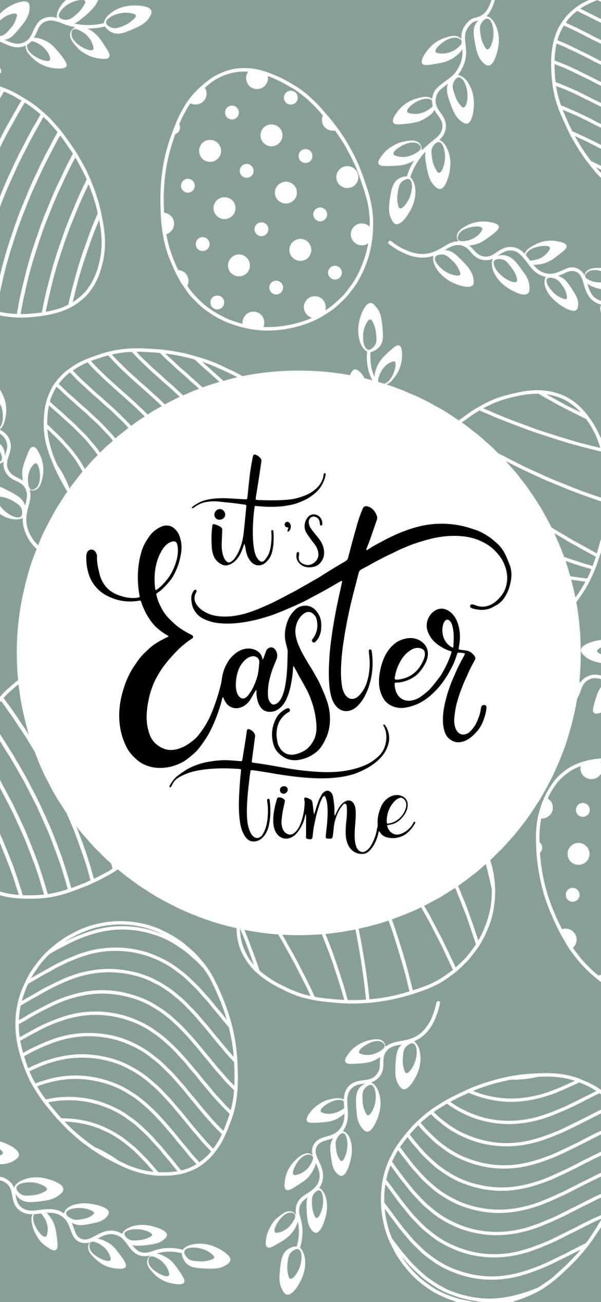 Aesthetic Easter, Easter-themed, stylized eggs, Full HD Phone Wallpaper