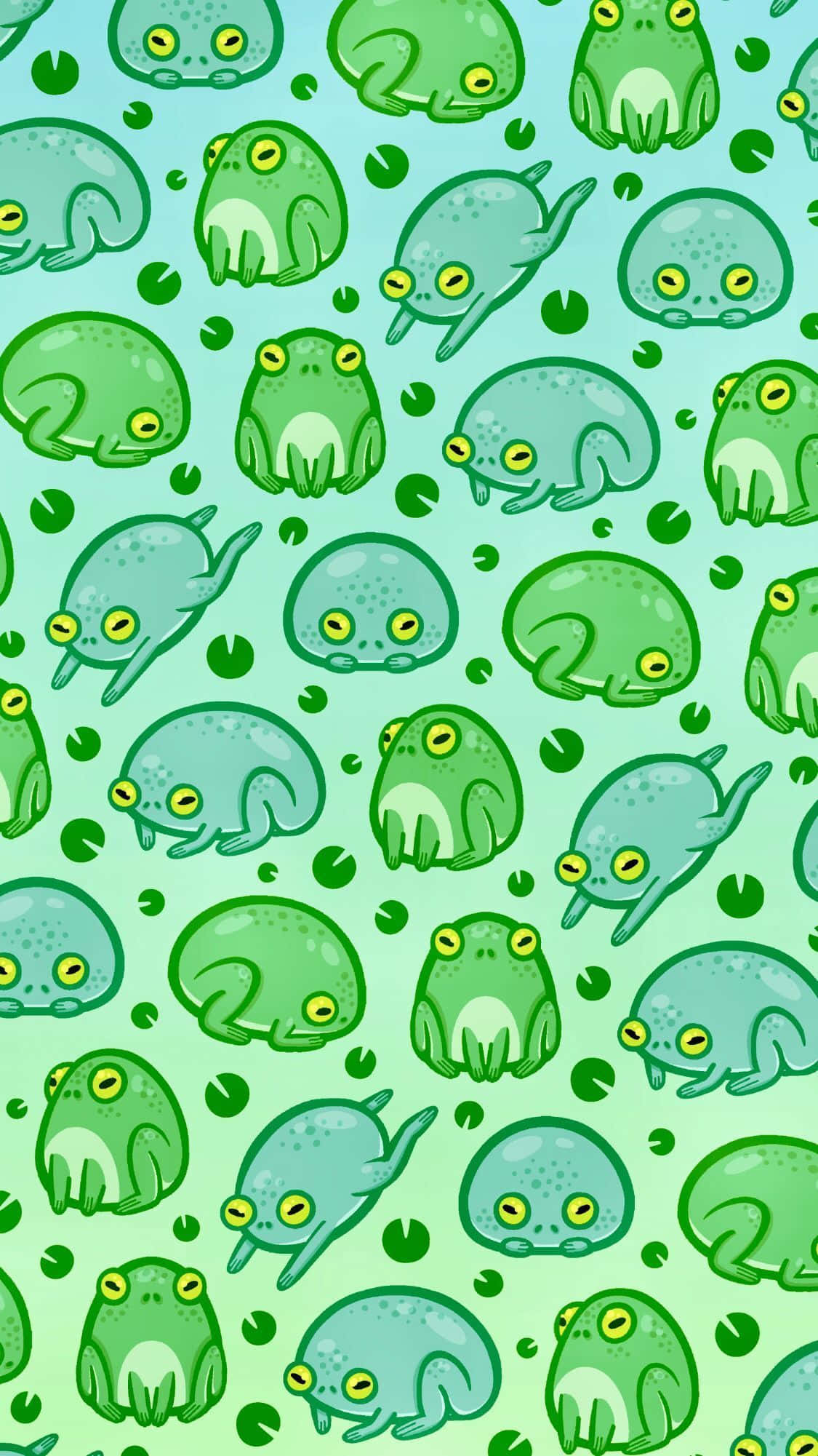 Aesthetic Frog, 1125 x 2001, green frogs, Full HD Phone Wallpaper