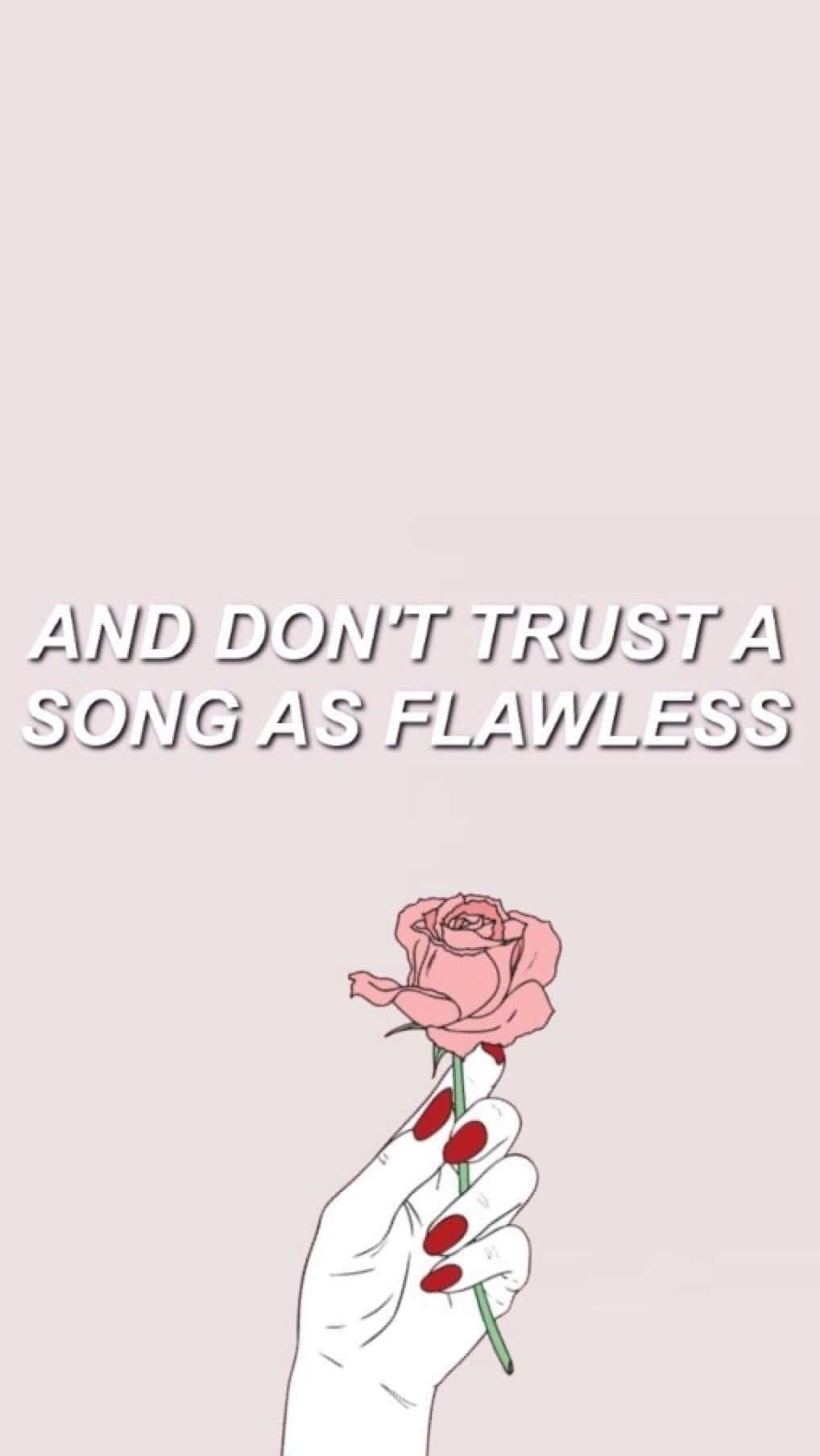 Aesthetic Funny Phone, pink rose, red nails, HD Phone Wallpaper
