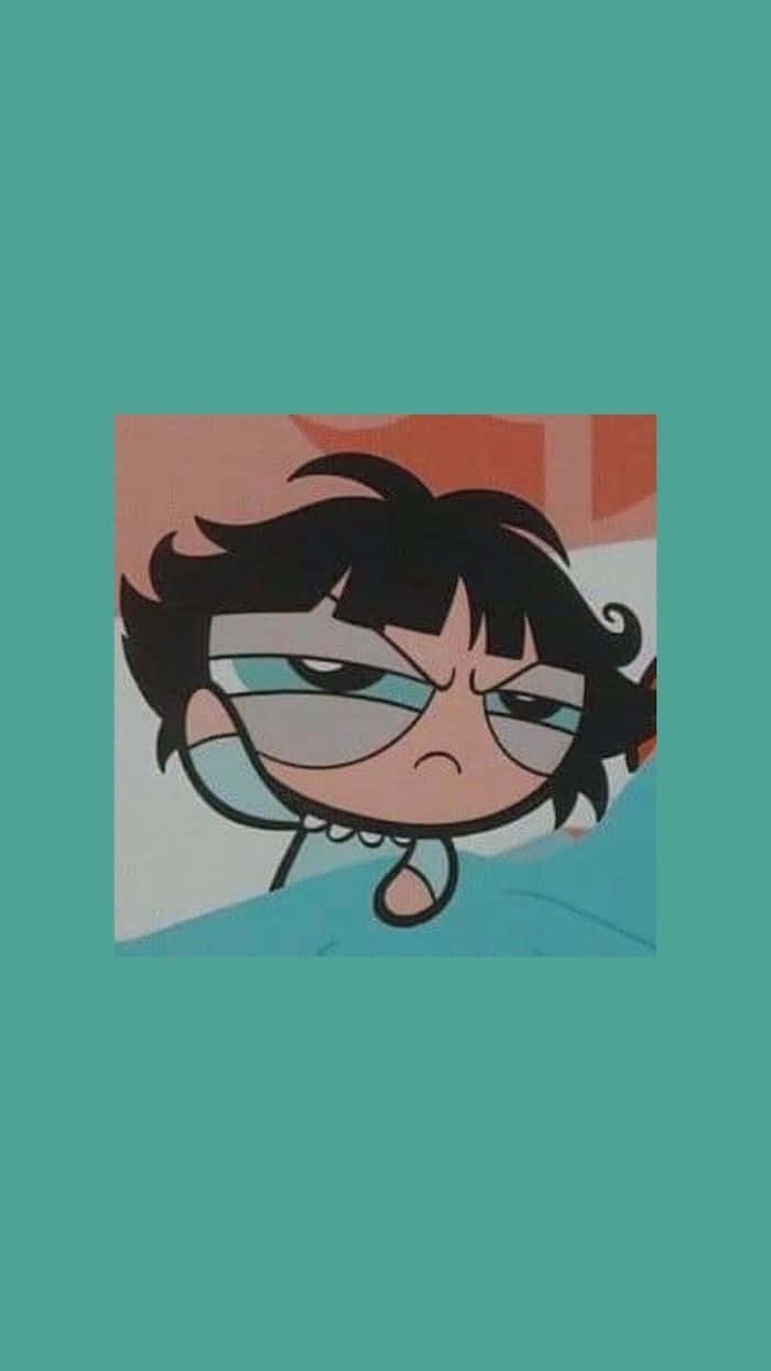 angry anime girl, black hair, glasses, SD Phone Wallpaper
