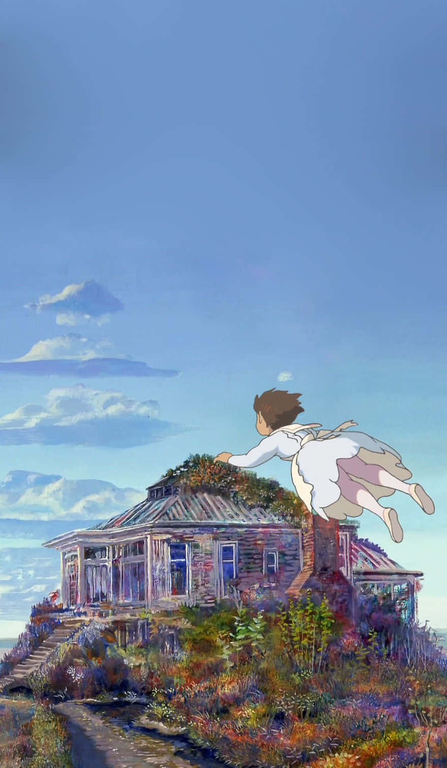 Studio Ghibli, young girl, white dress, HD Phone Wallpaper