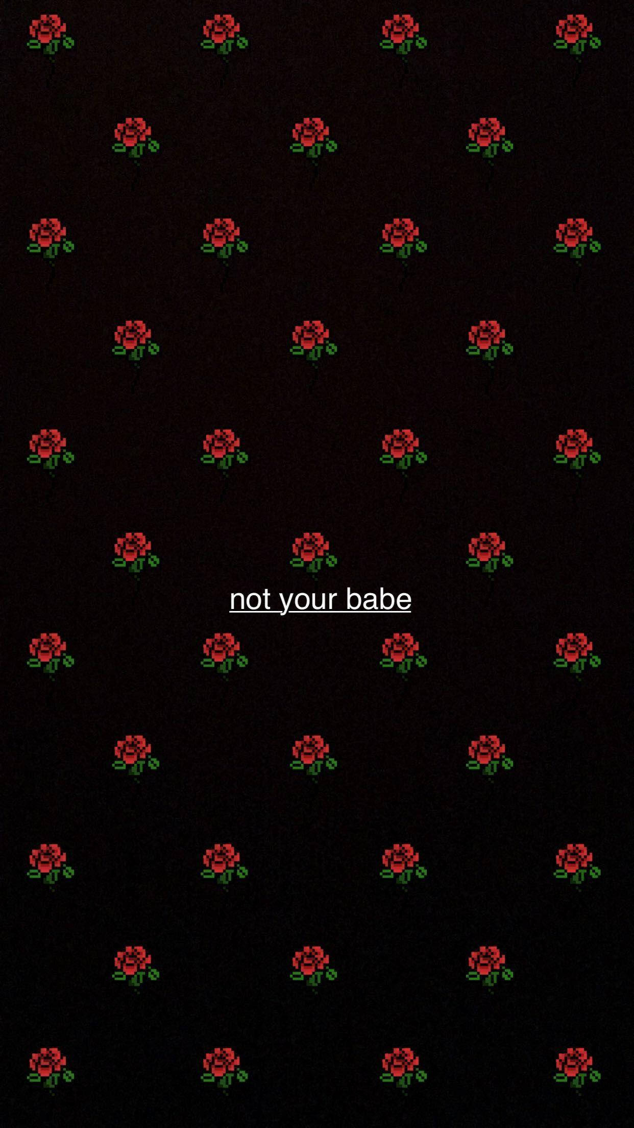 dark aesthetic girly roses, pixelated red roses, dark background, Full HD Phone Wallpaper