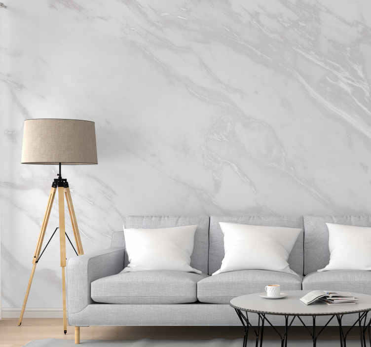 Aesthetic Gray Marble, gray sofa, white pillows, SD Desktop Wallpaper
