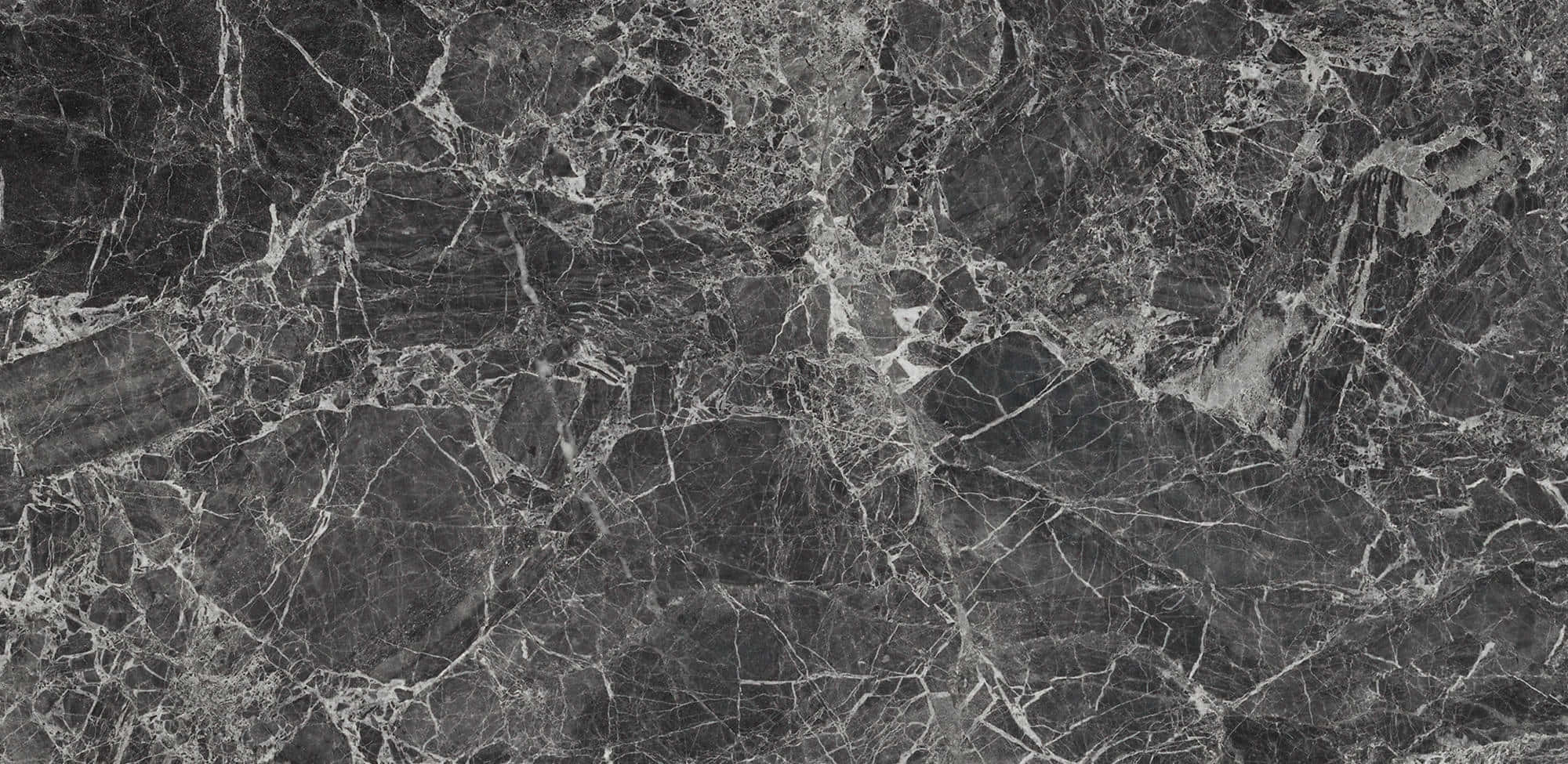black marble, dark gray marble, white veining, Full HD Desktop Wallpaper