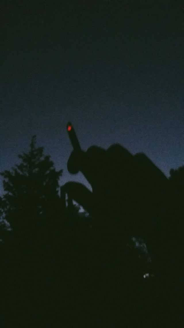 Aesthetic Grunge iPhone, hand silhouette, glowing red object, SD Phone Wallpaper