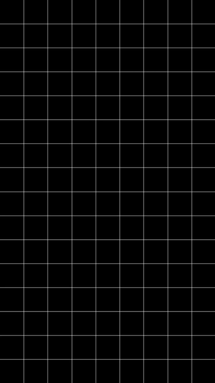 Aesthetic Grunge Phone, black background, white grid pattern, HD Phone Wallpaper