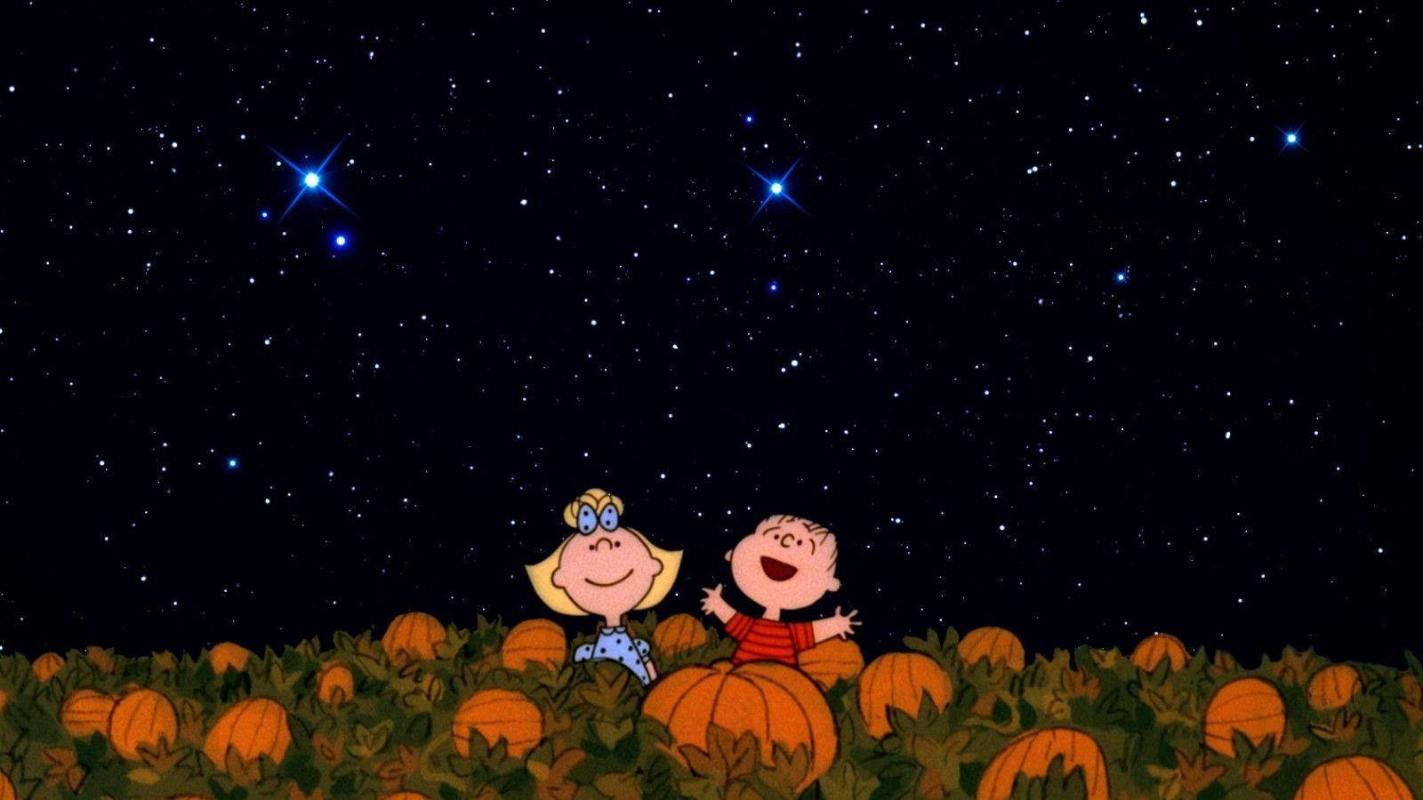 Halloween, spooky aesthetic laptop, cartoon children, HD Desktop Wallpaper