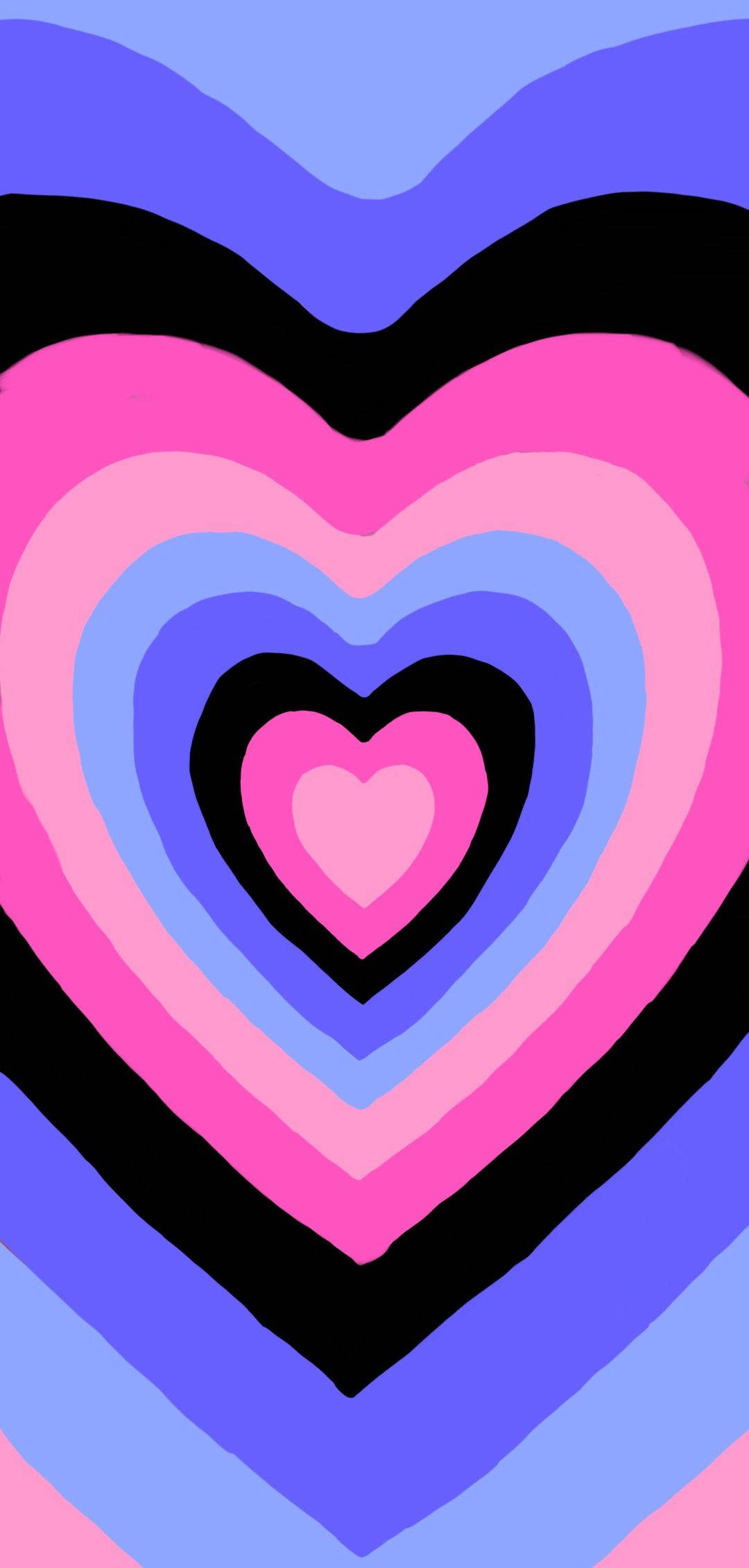 Omnisexual, colorful hearts pattern, pink, Full HD Phone Wallpaper