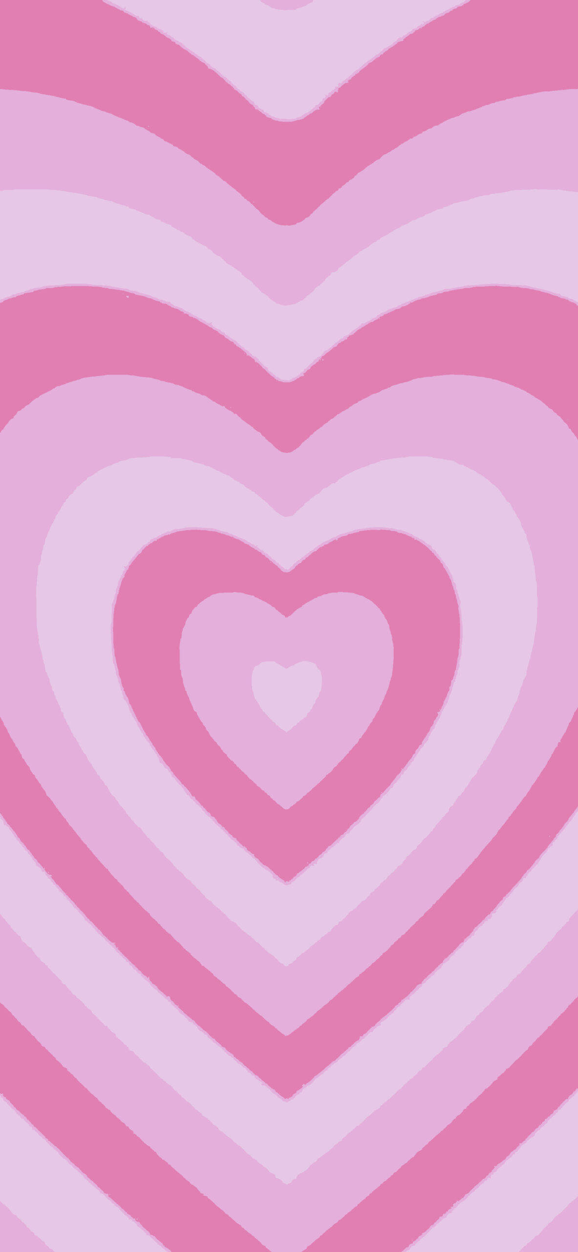 cute pink aesthetic heart, soft pink gradients, vertical pattern, 2K Phone Wallpaper