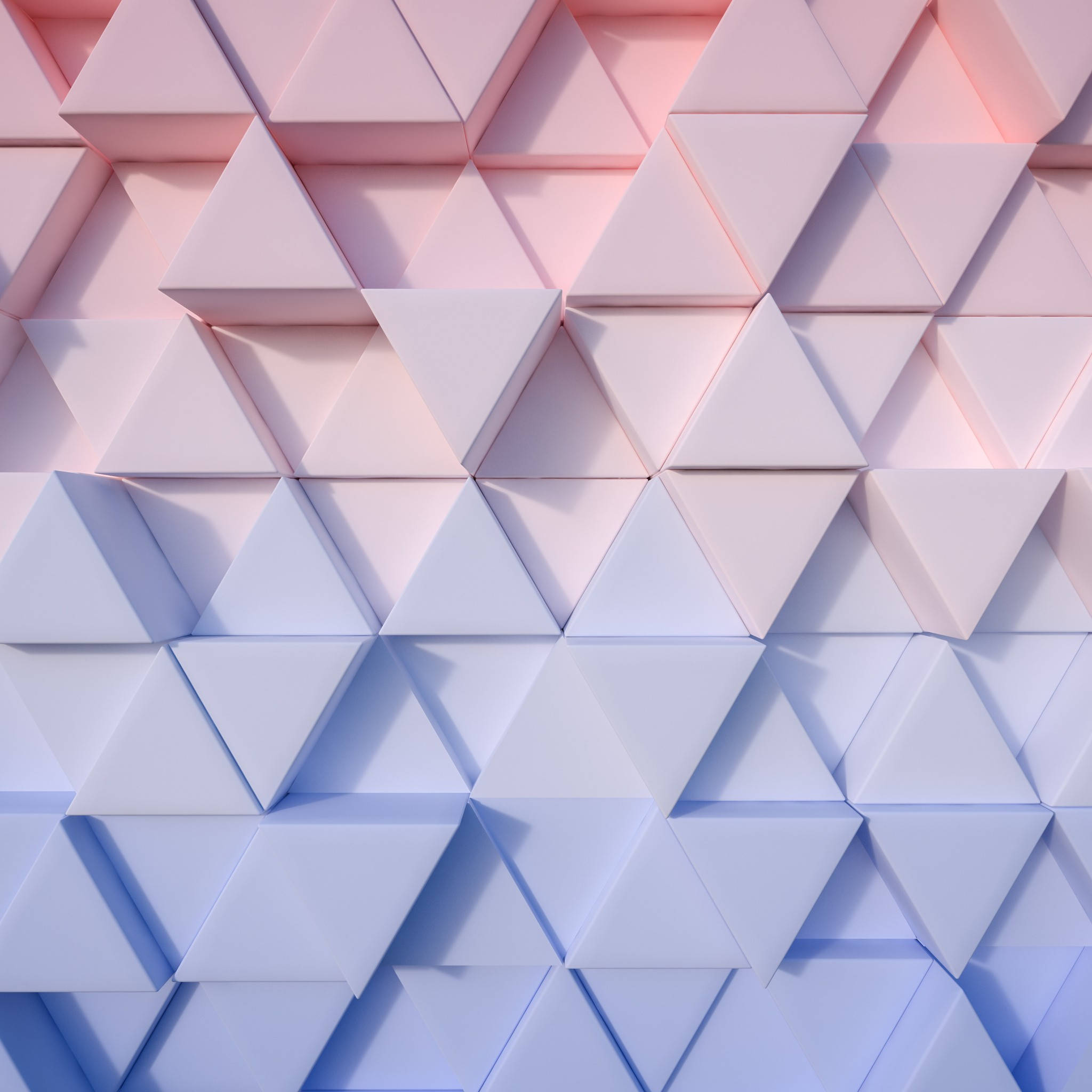 Aesthetic iPad, triangular shapes, soft pink, Full HD Desktop Wallpaper