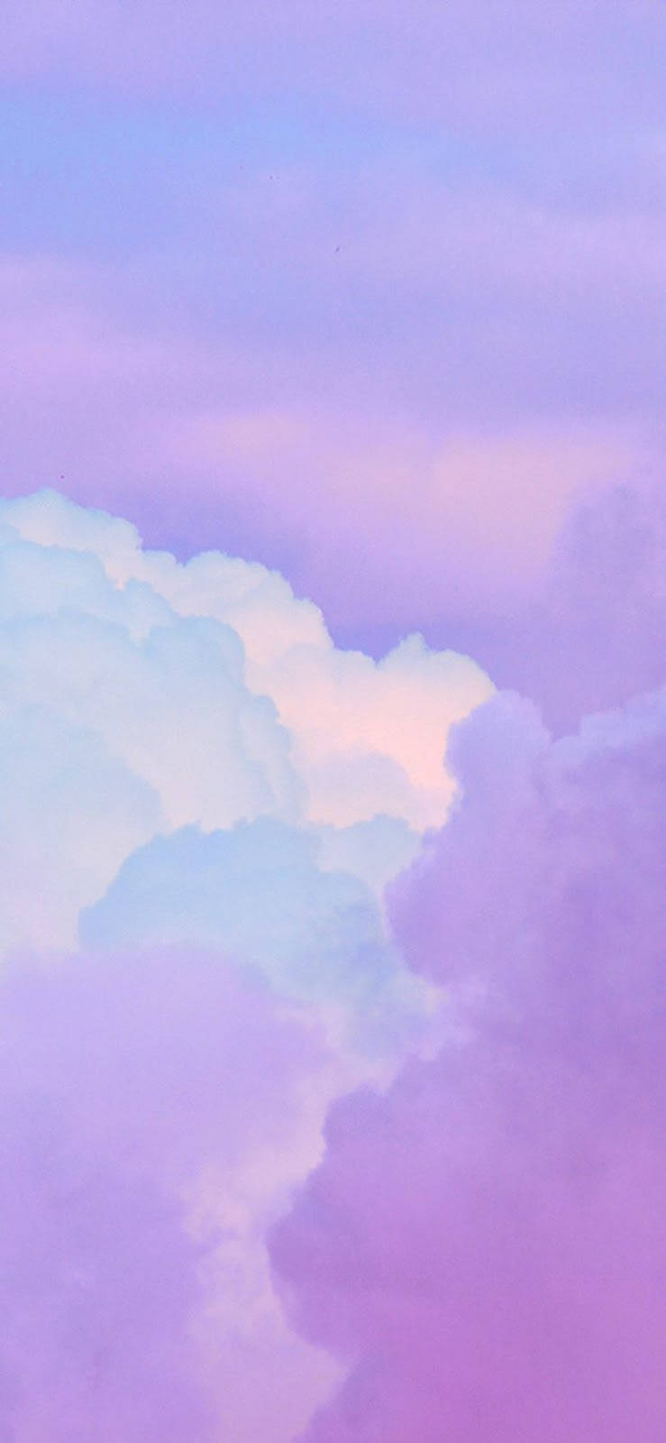 purple sky, lavender, mint blue, HD Phone Wallpaper