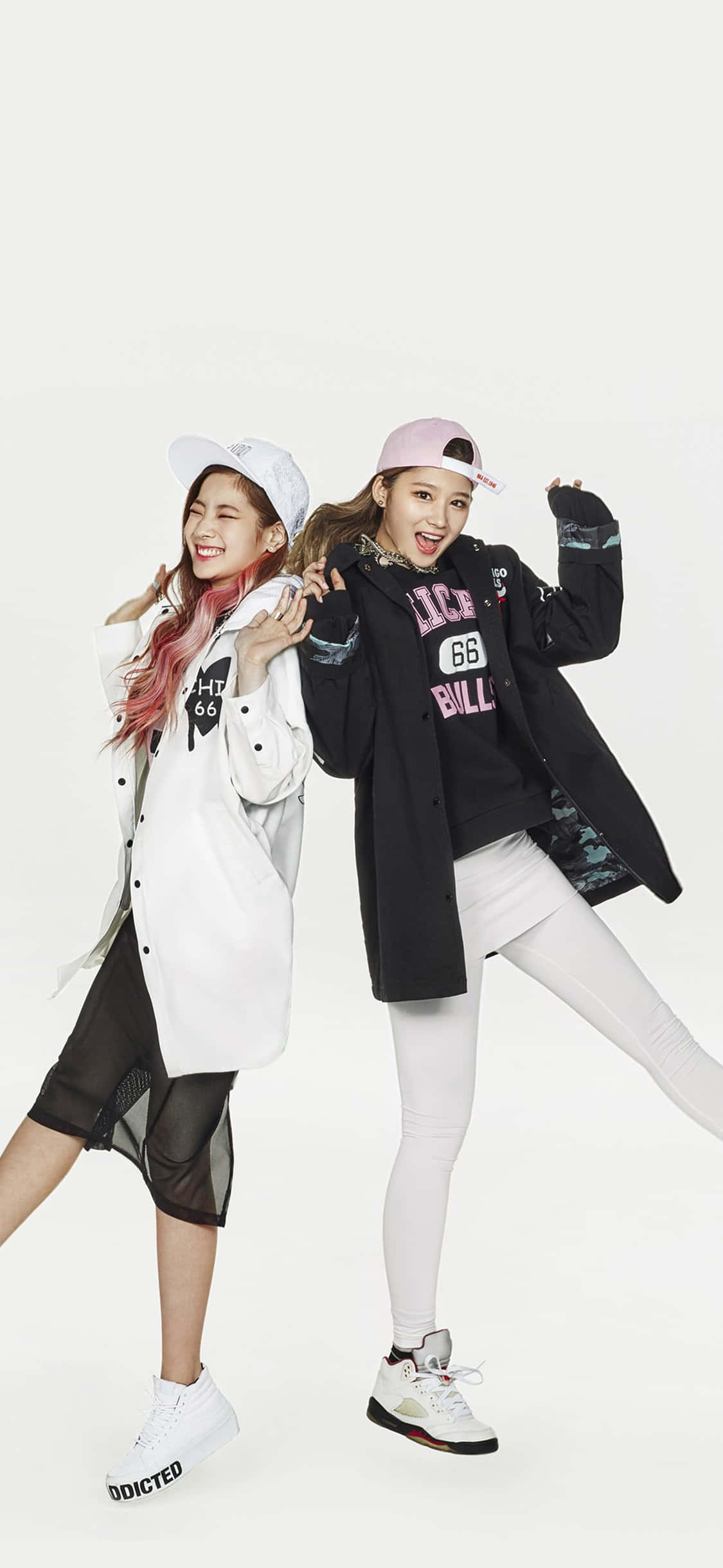 Kpop Kawaii, girl group, trendy streetwear, Full HD Phone Wallpaper
