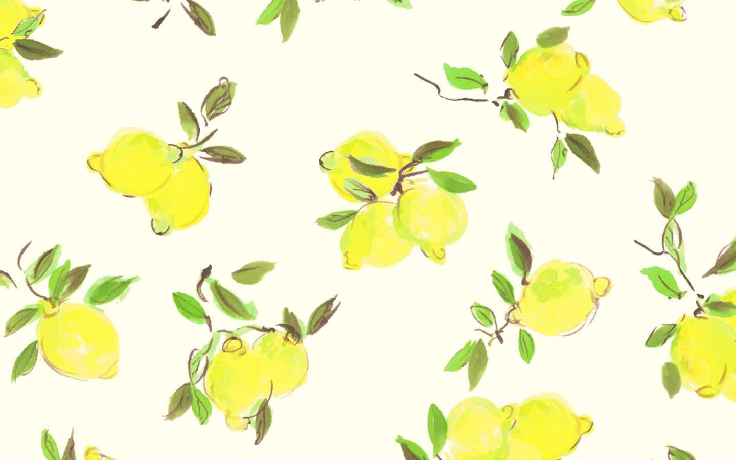 Aesthetic Lemon, bright yellow lemons, green leaves, HD Desktop Wallpaper