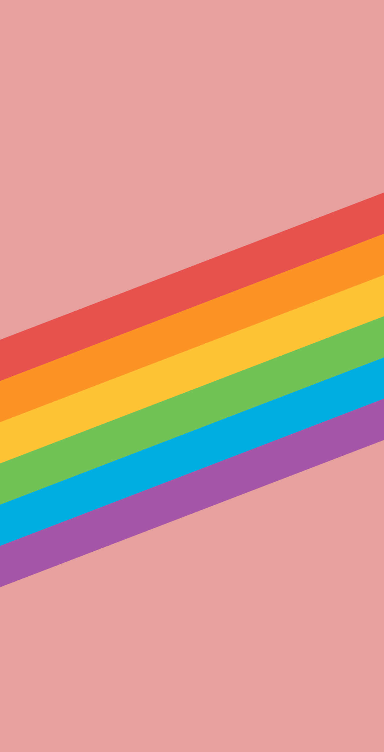 Pride Rainbow Gradient Background, diagonal rainbow stripe, vivid colors, Full HD Phone Wallpaper