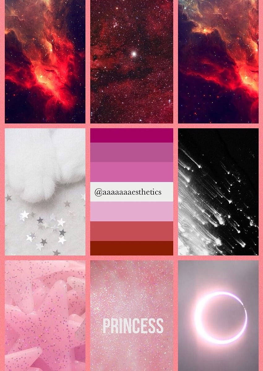 pink, purple, stars, SD Phone Wallpaper