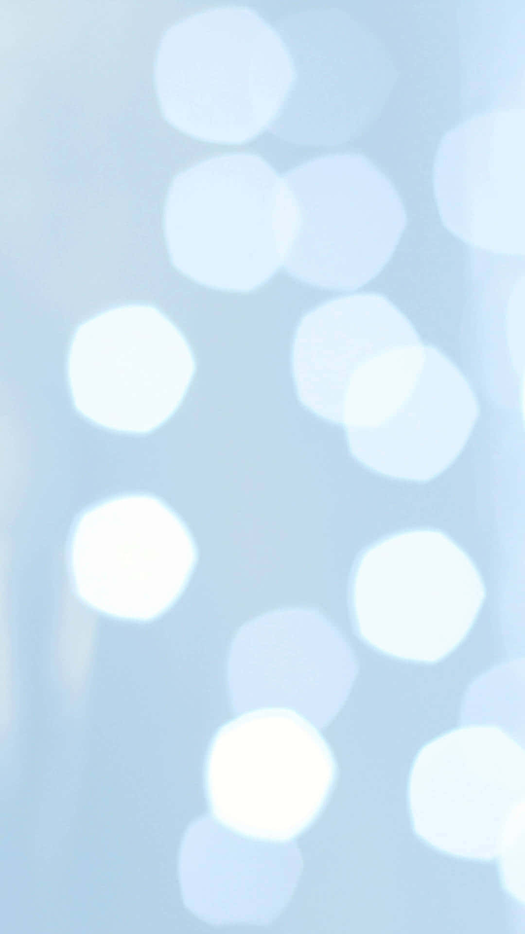 aesthetic light blue, hexagonal bokeh lights, pale blue background, Full HD Phone Wallpaper