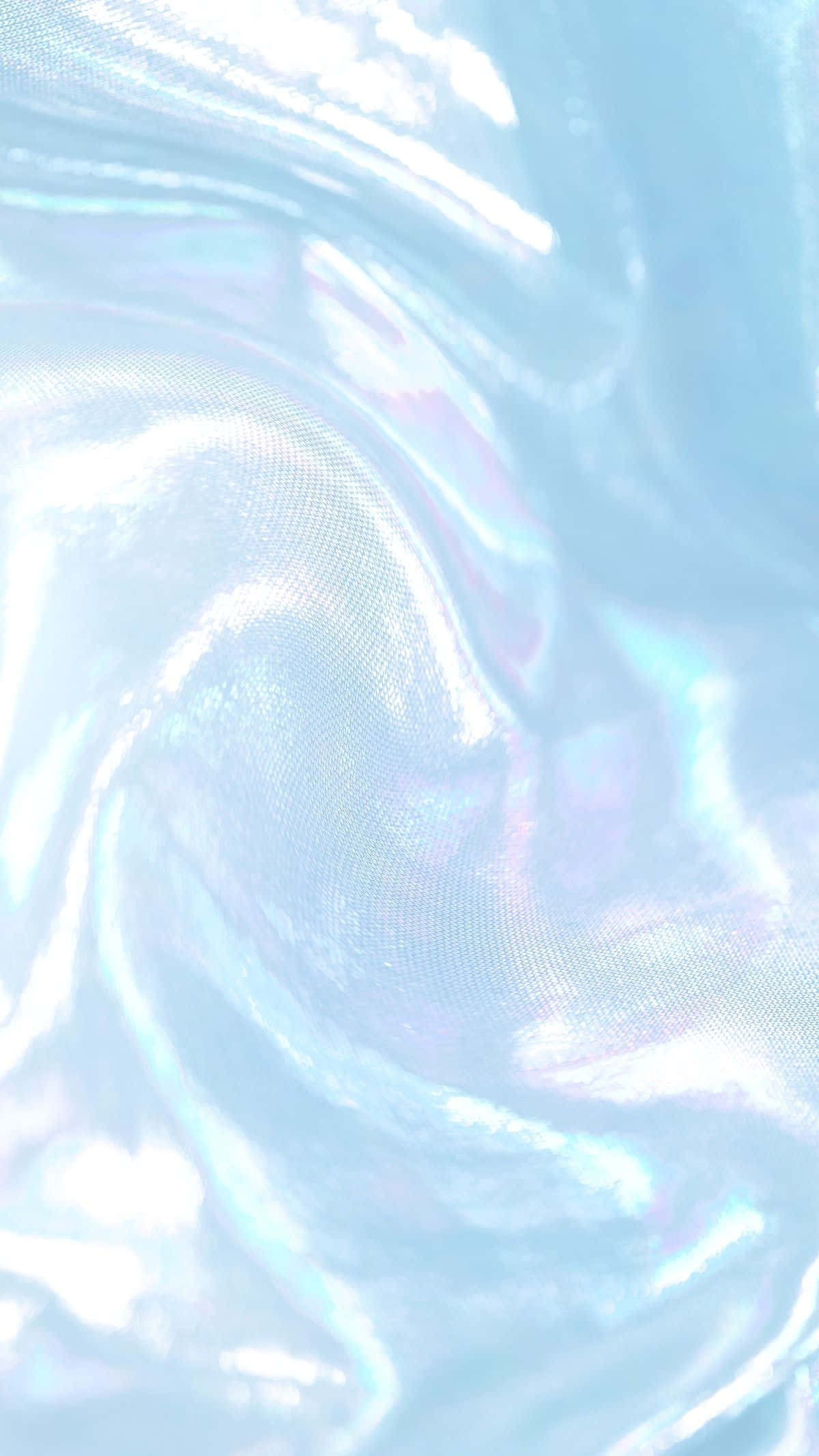 iridescent fabric, light blue, swirling folds, Full HD Phone Wallpaper