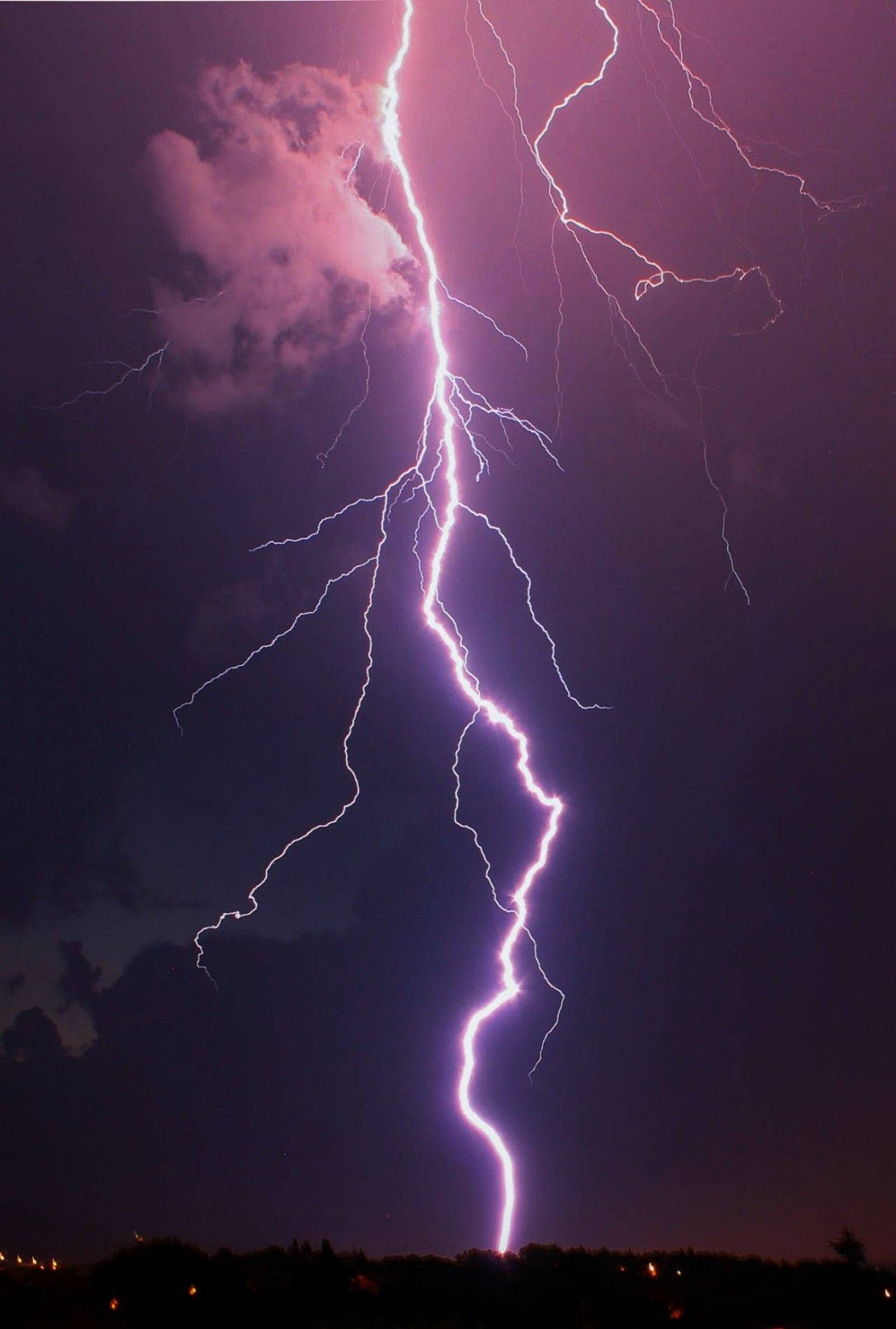 Aesthetic Lightning, pink, lightning bolt, HD Phone Wallpaper