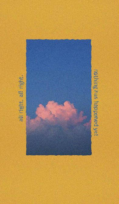 Aesthetic Love, pink cloud, deep blue sky, SD Phone Wallpaper