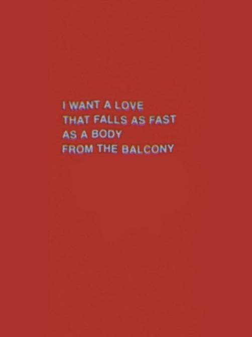 Aesthetic Love, red, white text, SD Phone Wallpaper