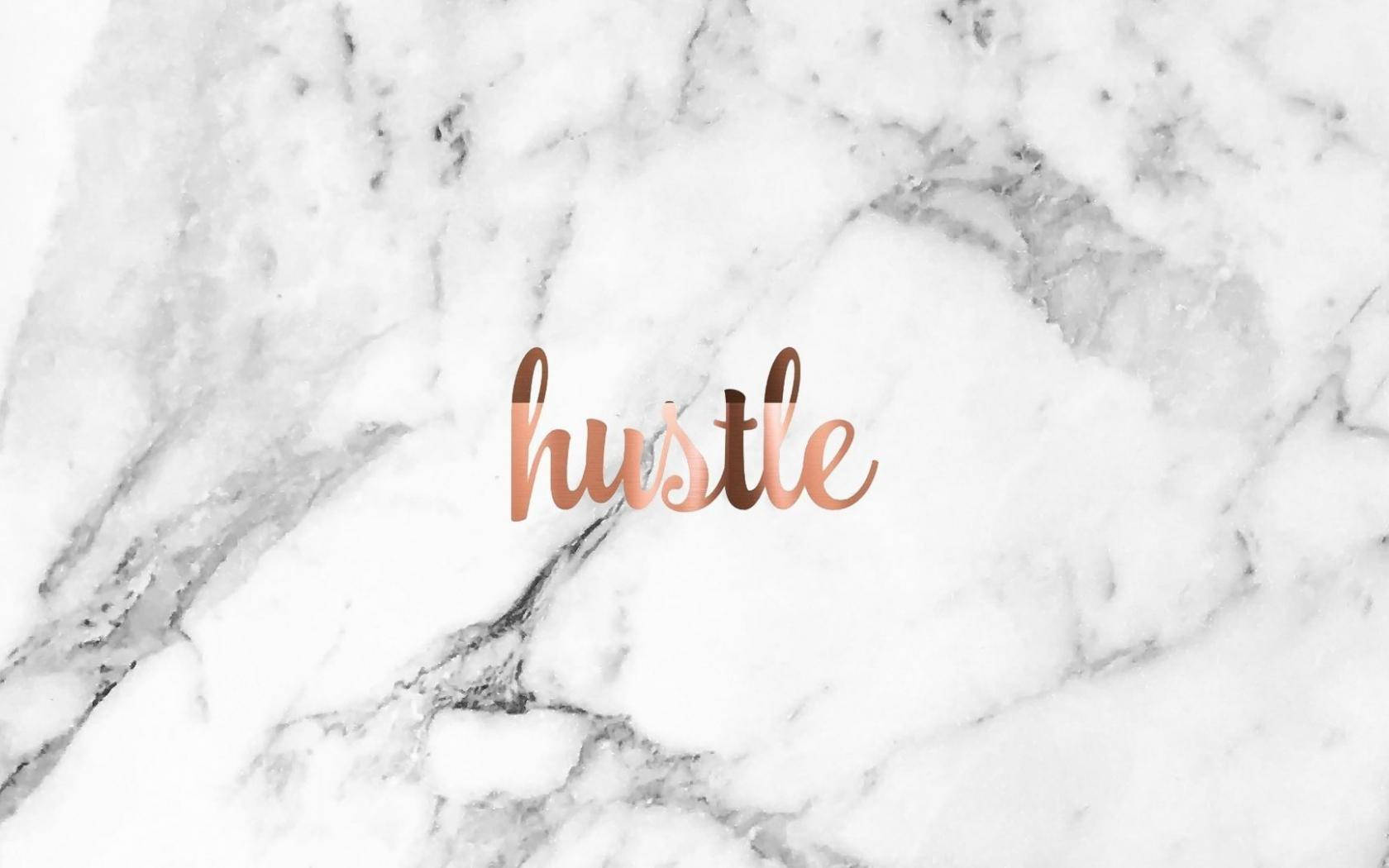 Aesthetic MacBook, grey marble, rose gold script, HD Desktop Wallpaper